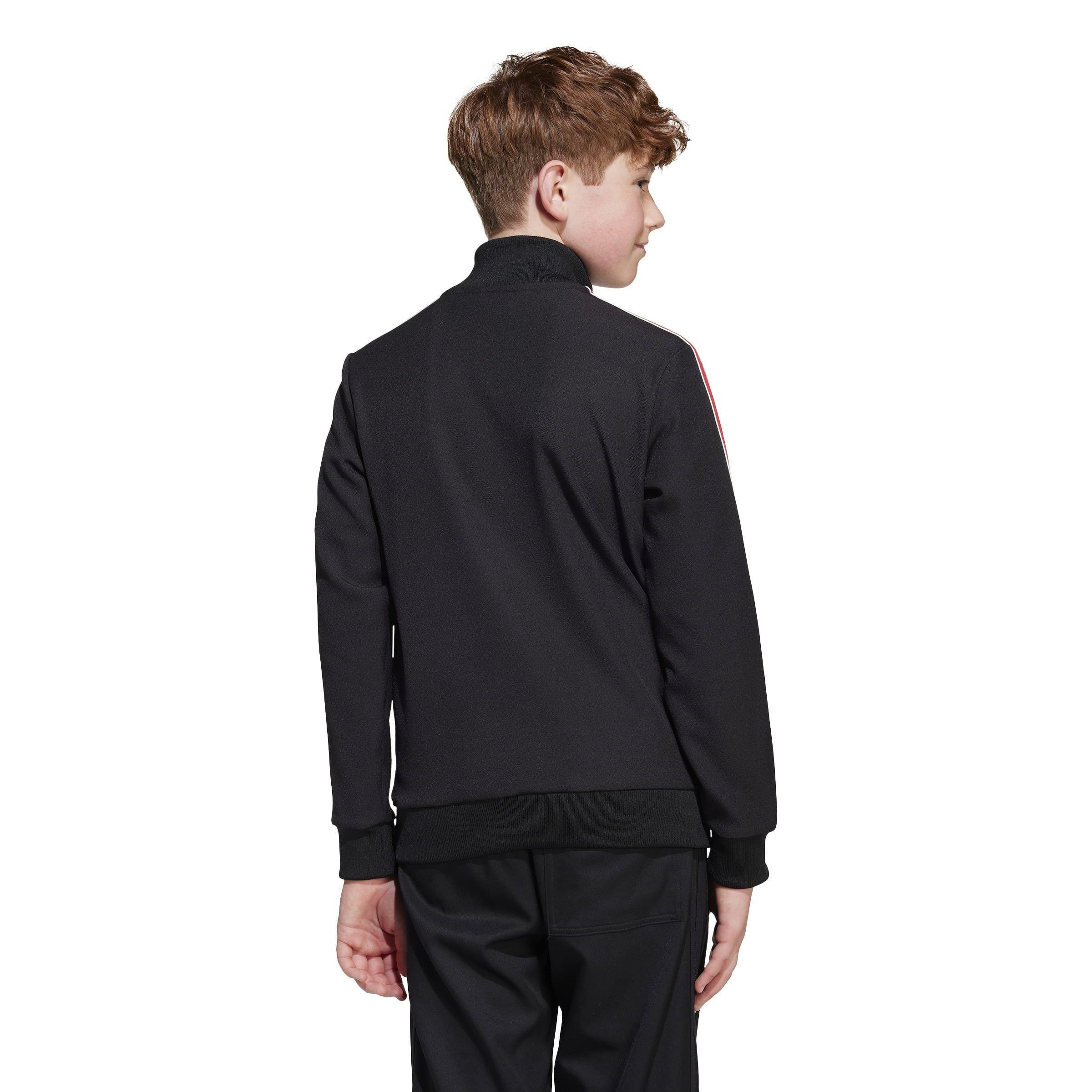 Black - adidas - Manchester United FC Terrace Icons Track Top Juniors - 5