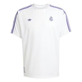 adidas Real Madrid Icon T Shirt Adults