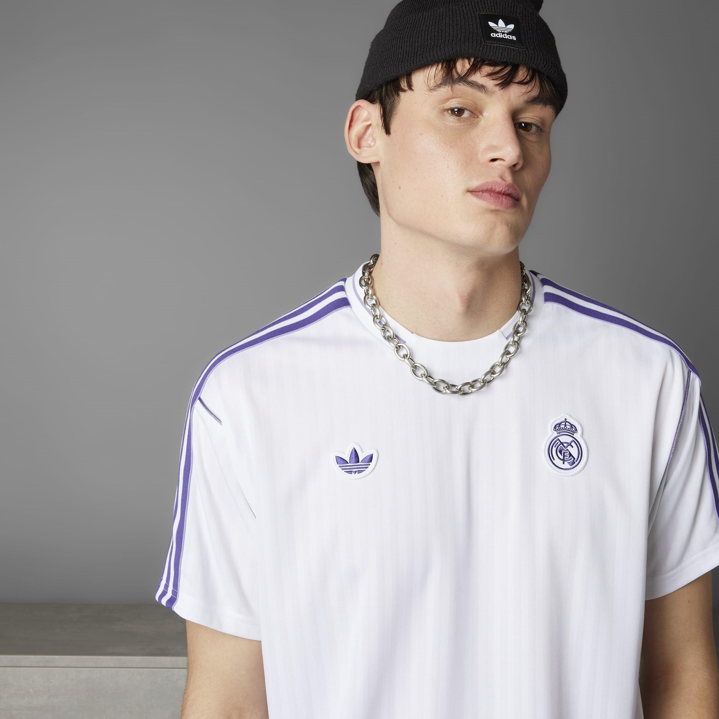 Blanc - adidas - Real Madrid Icon T-Shirt Adults - 15