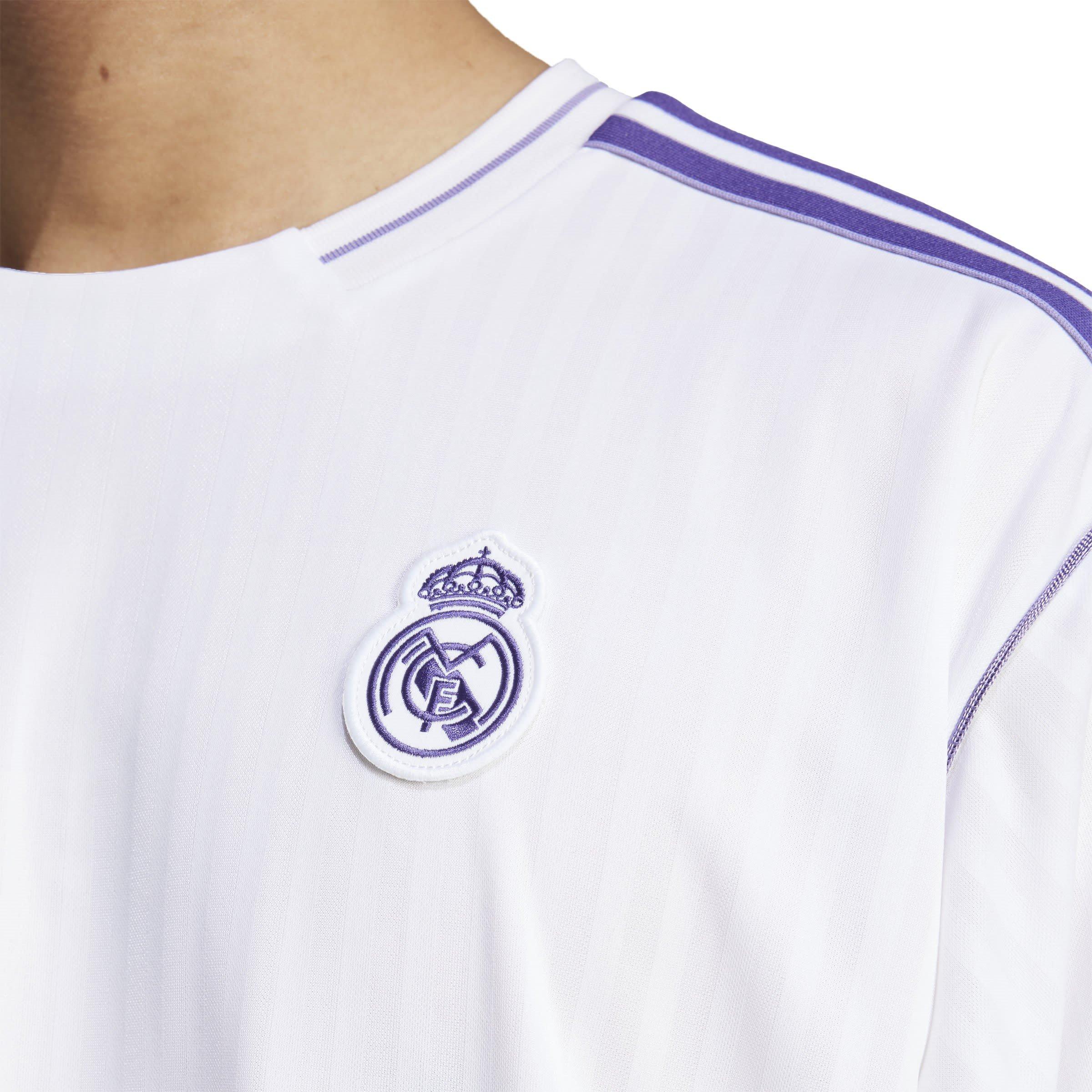 Blanc - adidas - Real Madrid Icon T-Shirt Adults - 6