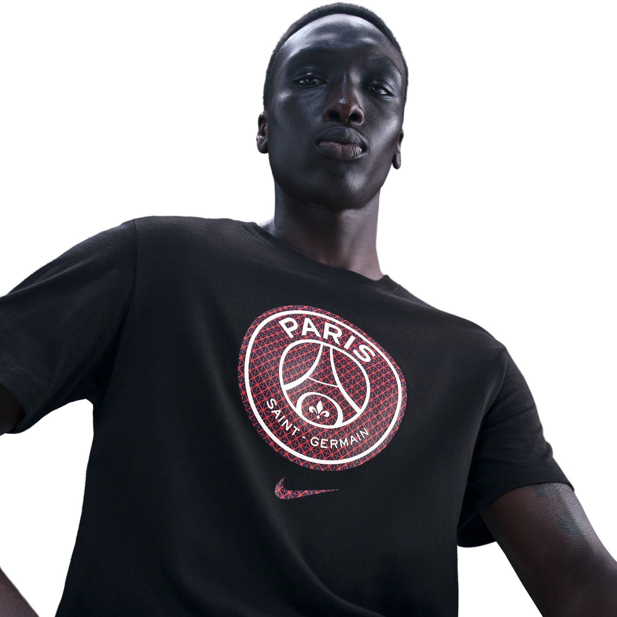 Black - Nike - PSG Crest T-Shirt Adults - 5