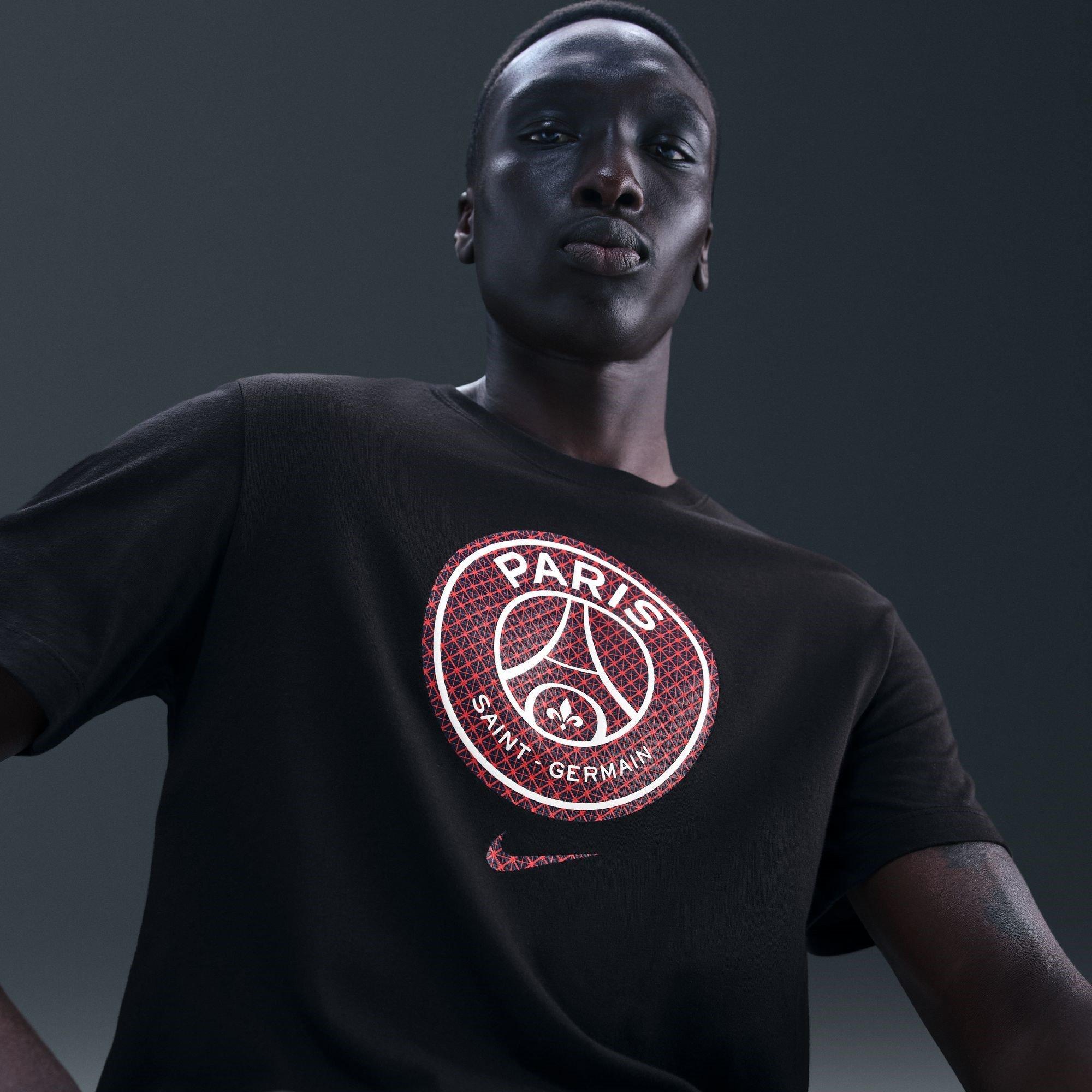 Black - Nike - PSG Crest T-Shirt Adults - 10