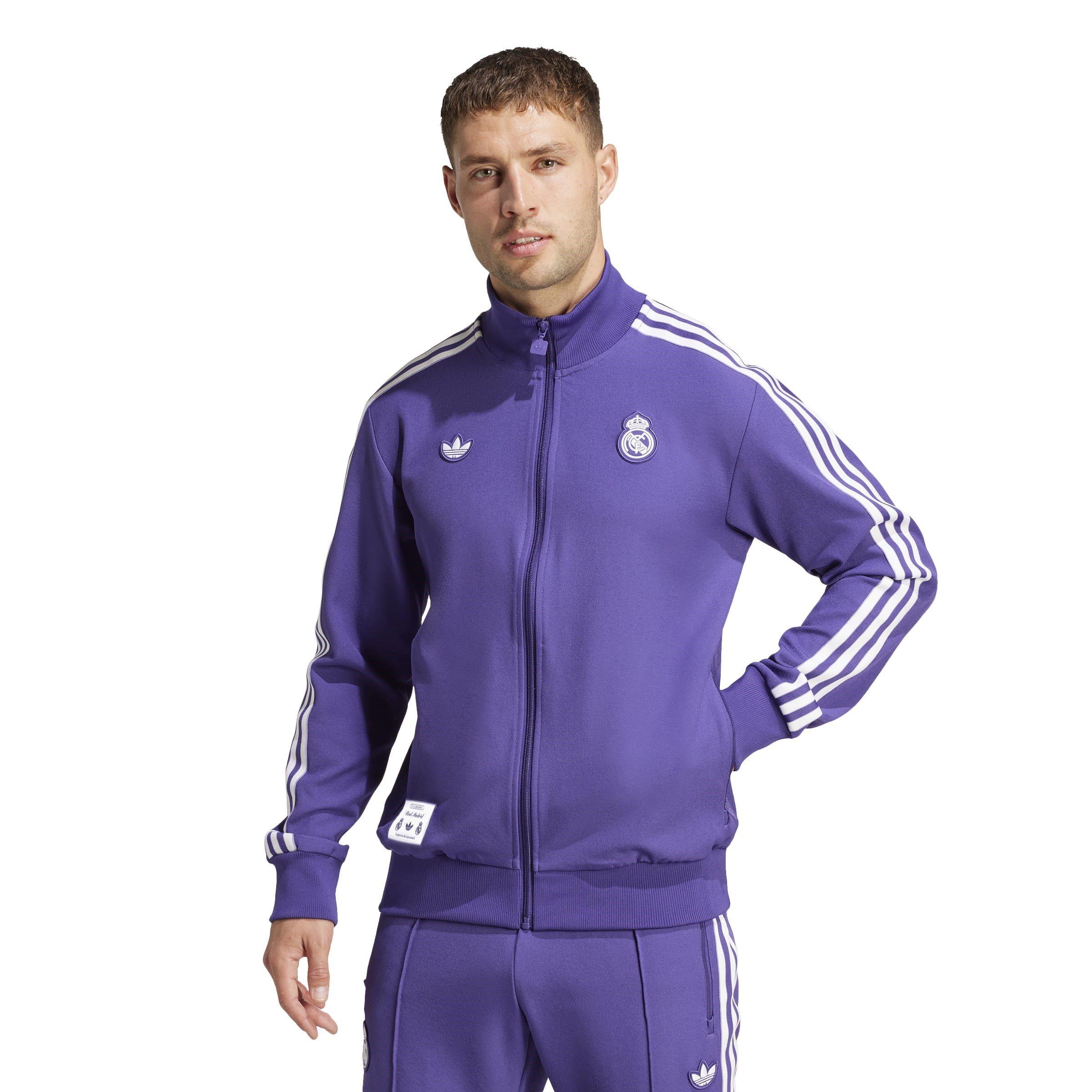 Unity Purple - adidas - Real Madrid Terraces Icon Tracksuit Top - 2