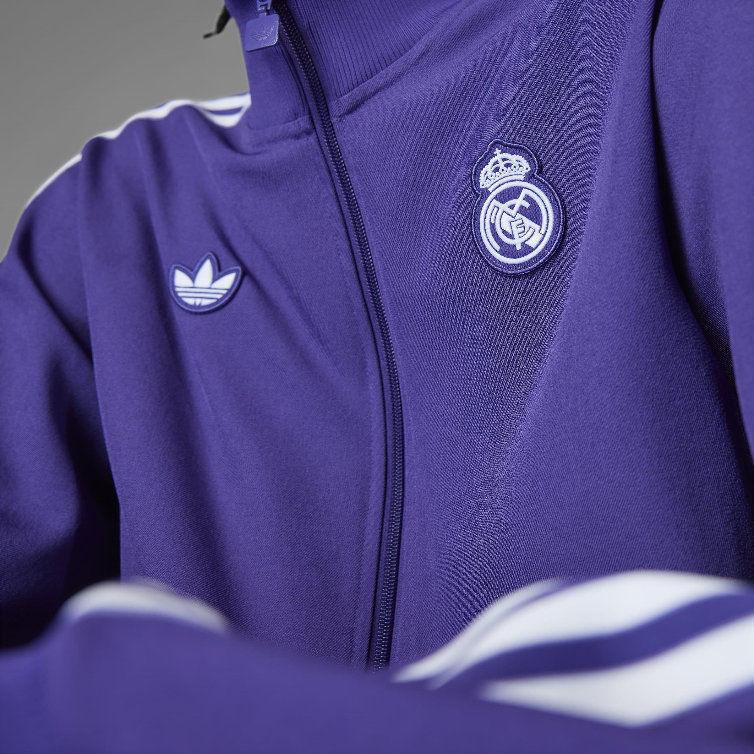 adidas Real Madrid Terraces Icon Tracksuit Top | Sports Direct