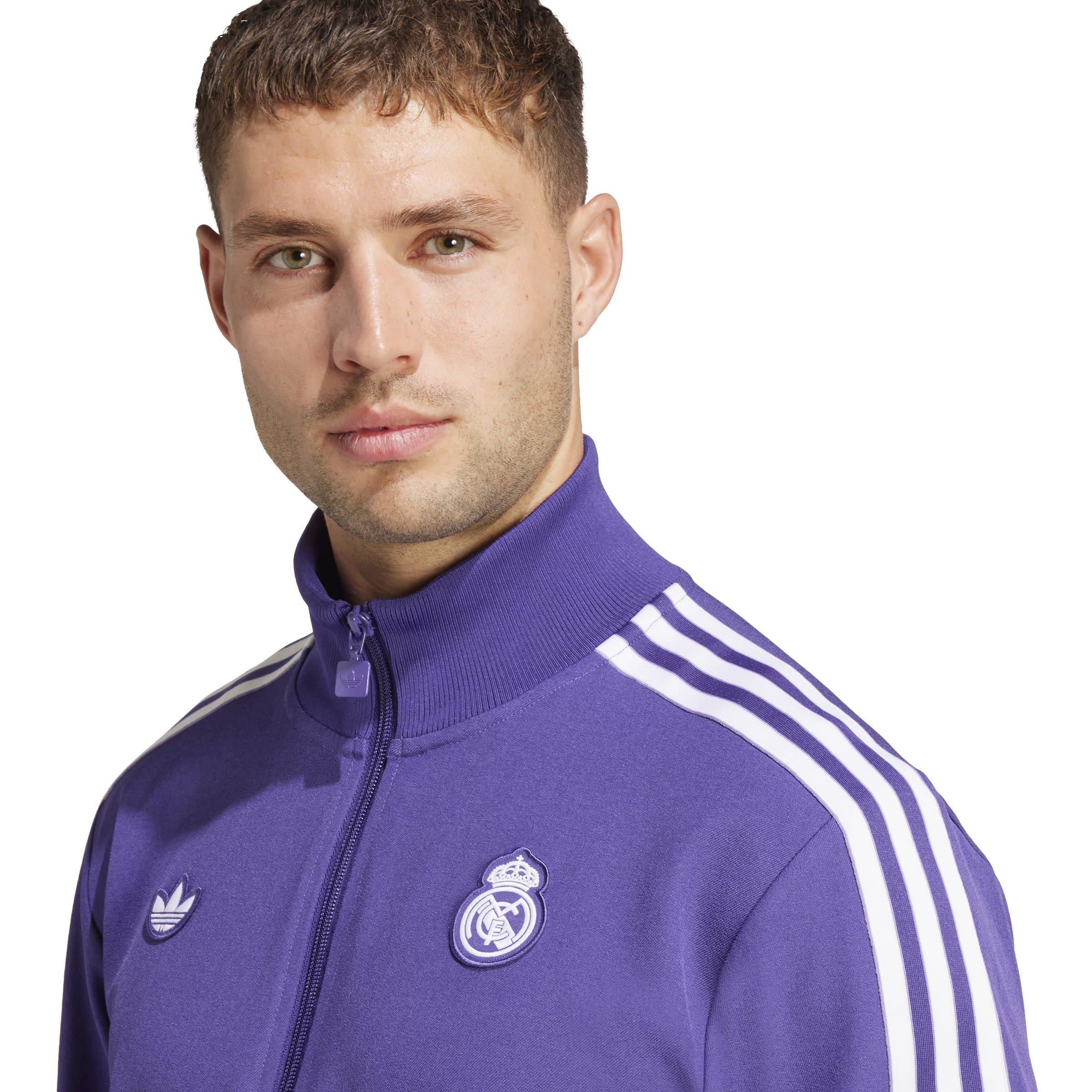 Unity Purple - adidas - Real Madrid Terraces Icon Tracksuit Top - 6