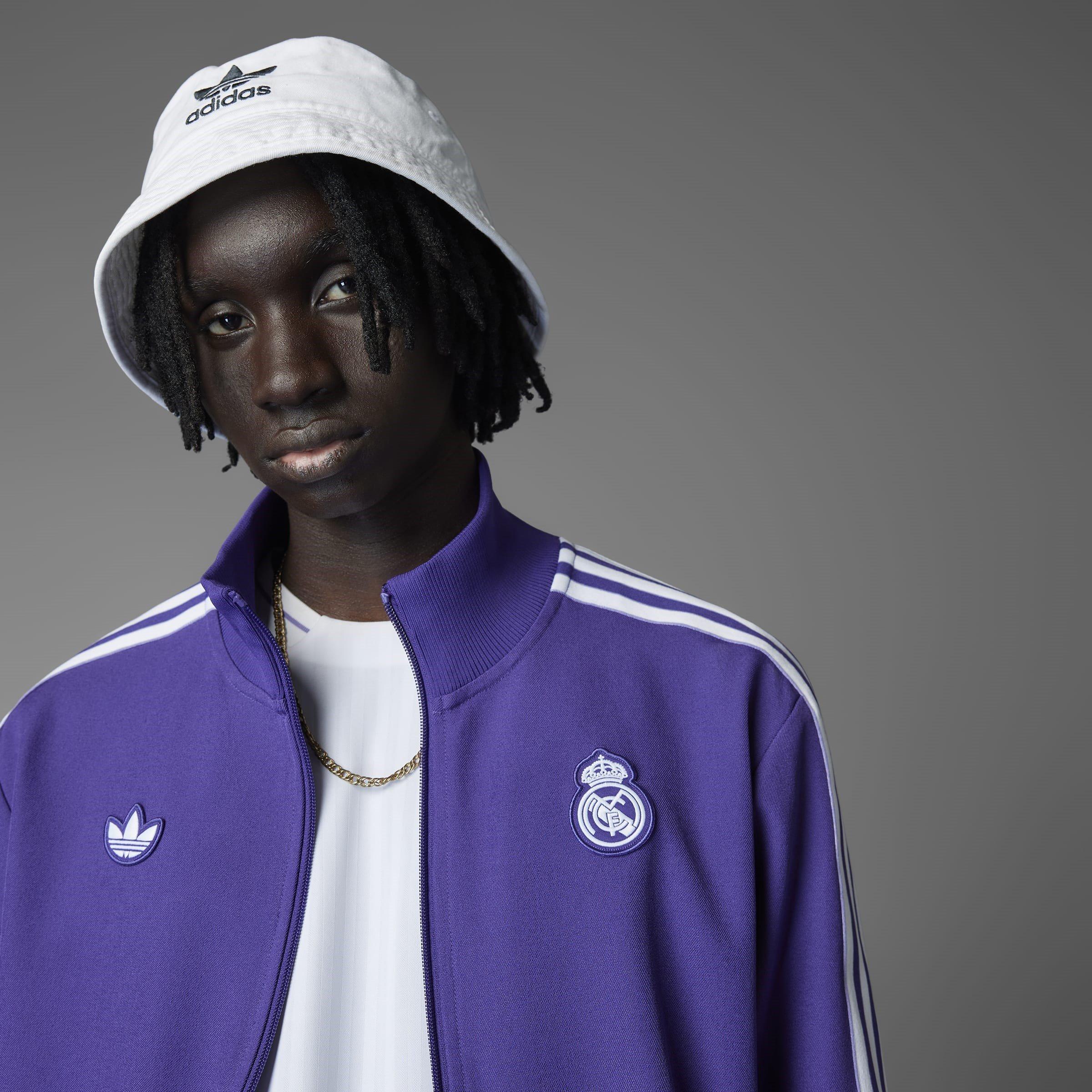 Unity Purple - adidas - Real Madrid Terraces Icon Tracksuit Top - 9