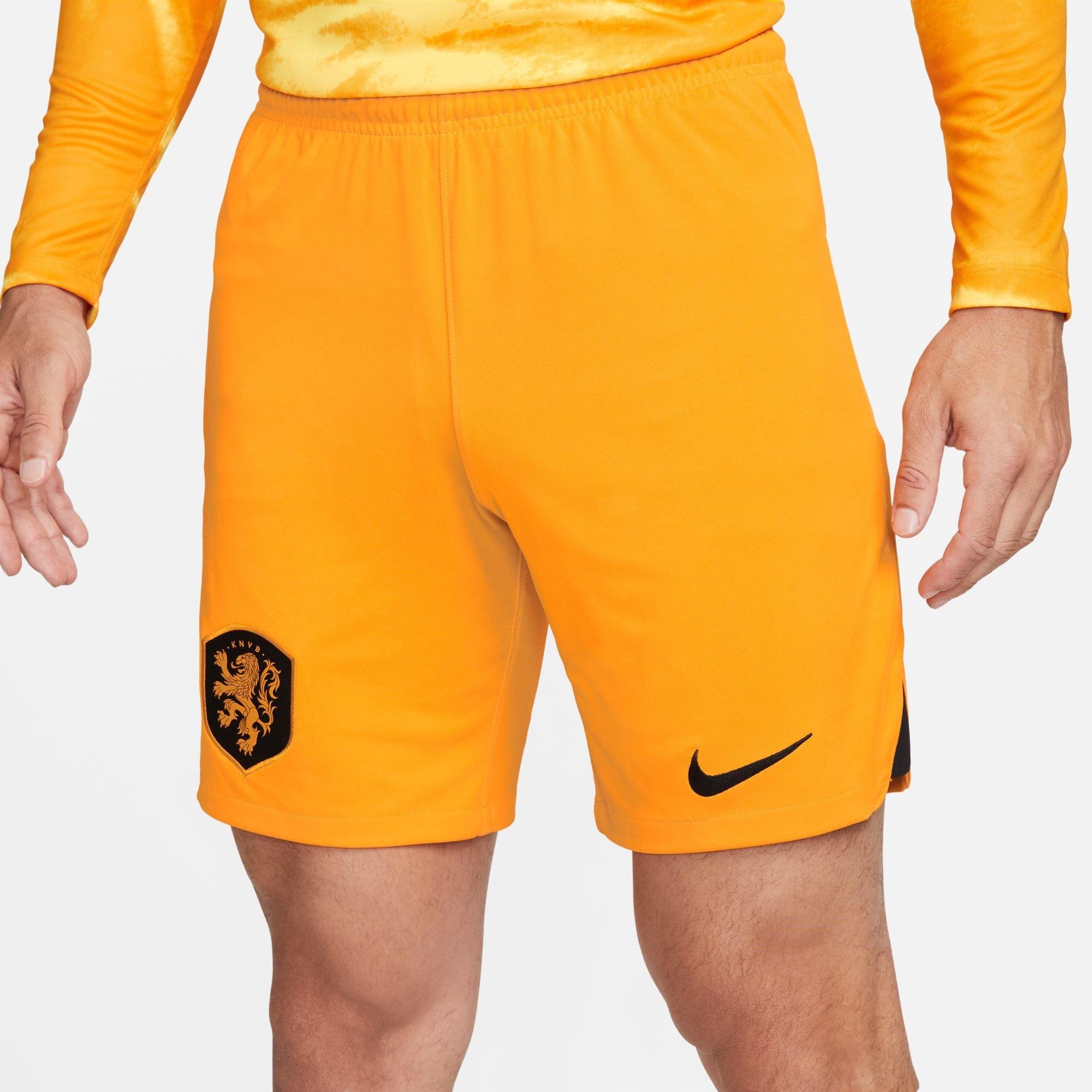 Nike Men's Netherlands 2022 Stadium Home Adults - Orange - S
