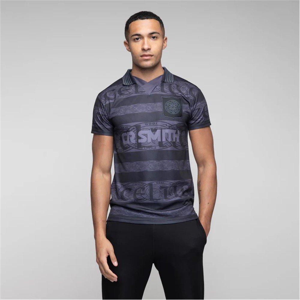 Team Men's Celtic '96 Retro Out Shirt Adults Black - Large