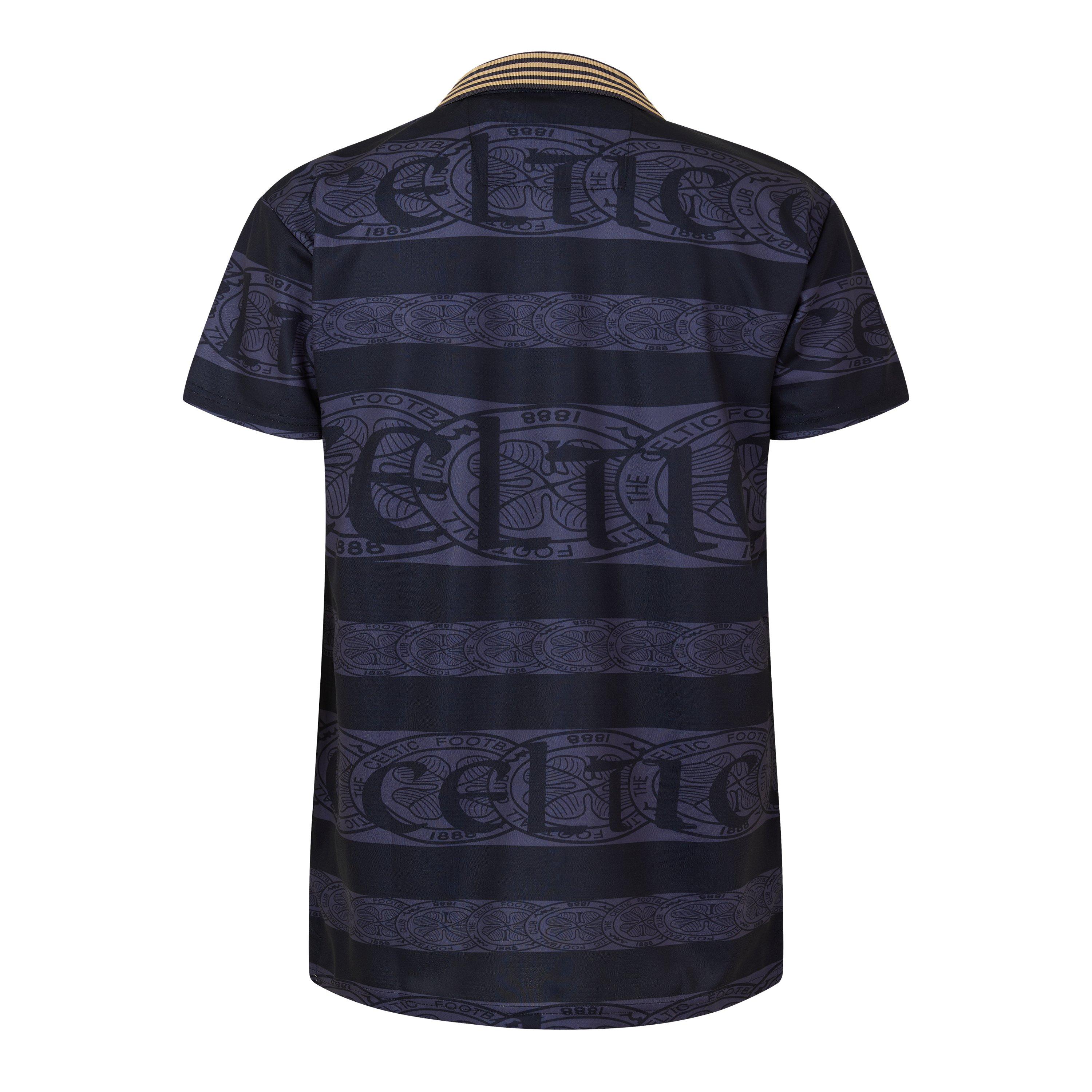 Zwart - Team - Celtic '96 Retro Blackout Shirt Adults - 2
