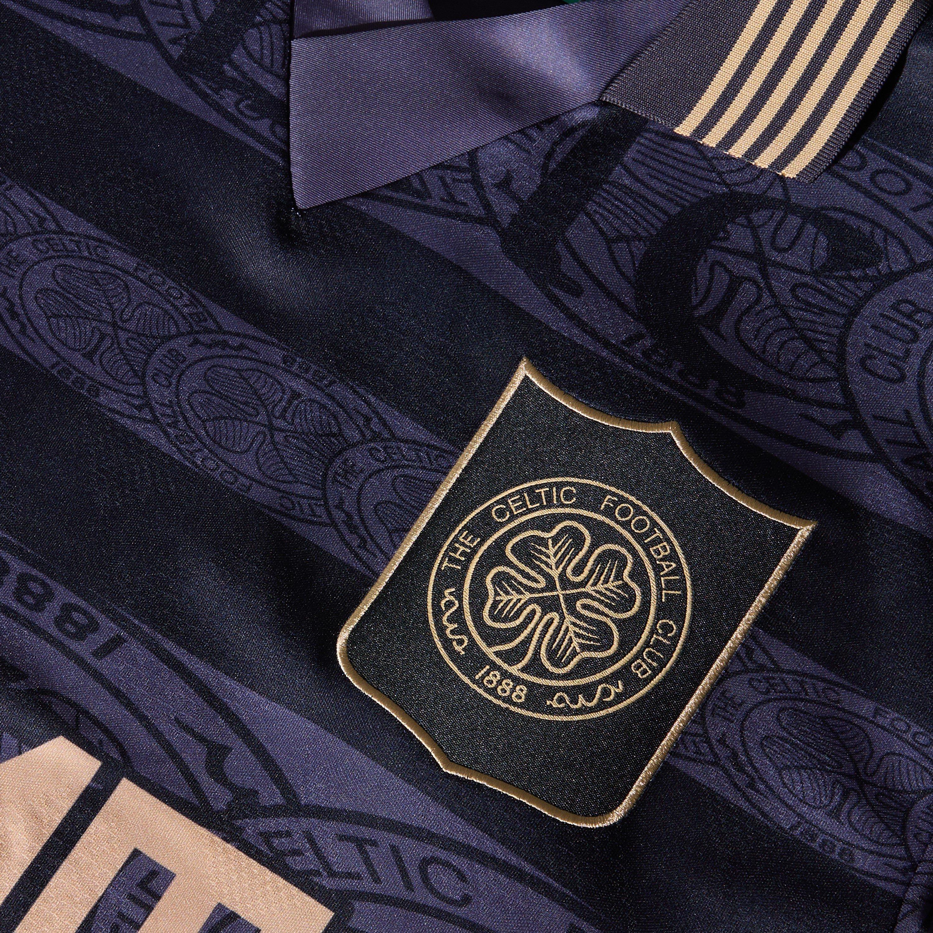 Zwart - Team - Celtic '96 Retro Blackout Shirt Adults - 3
