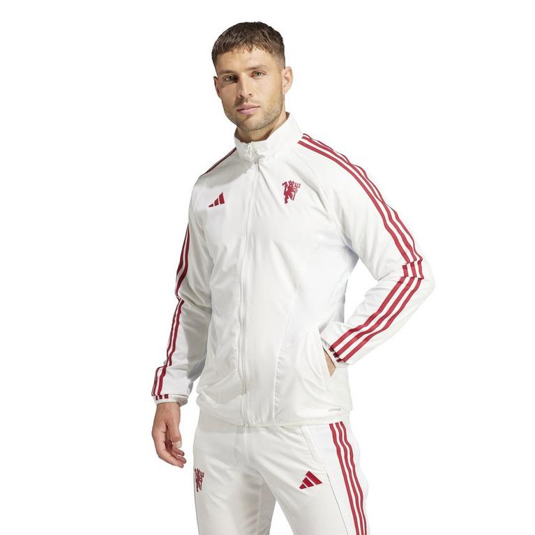 Blanc long-sleeved - adidas - Hanro zip-up bomber jacket Violett - 2