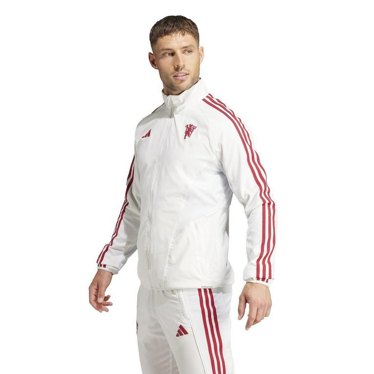 Blanc long-sleeved - adidas - Hanro zip-up bomber jacket Violett - 5