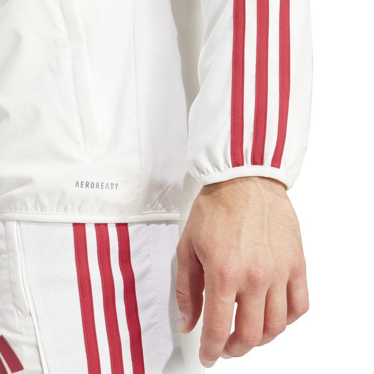 Blanc long-sleeved - adidas - Hanro zip-up bomber jacket Violett - 6