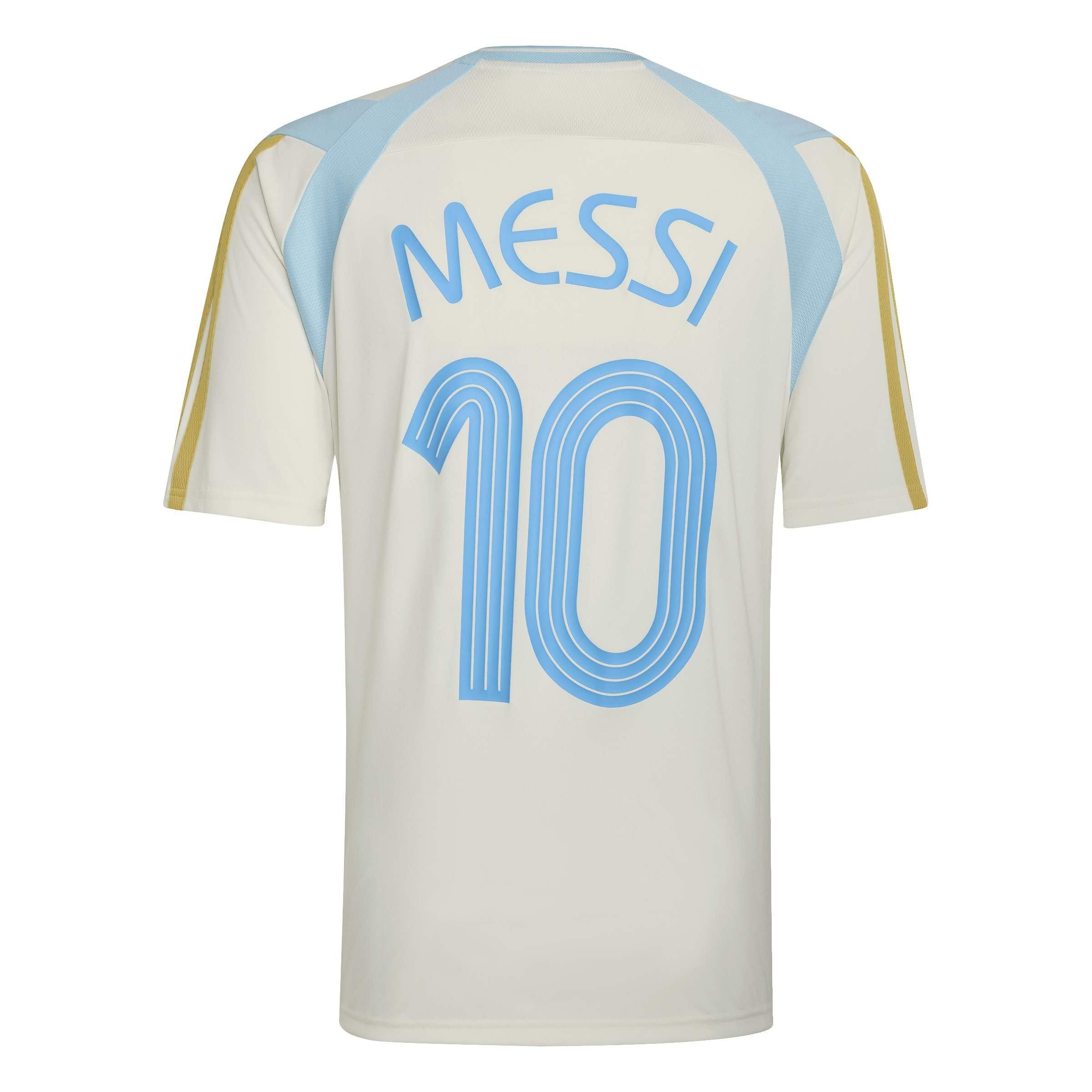 White/Ice Blue - adidas - Adidas Messi Hot Tee Sn63 - 2