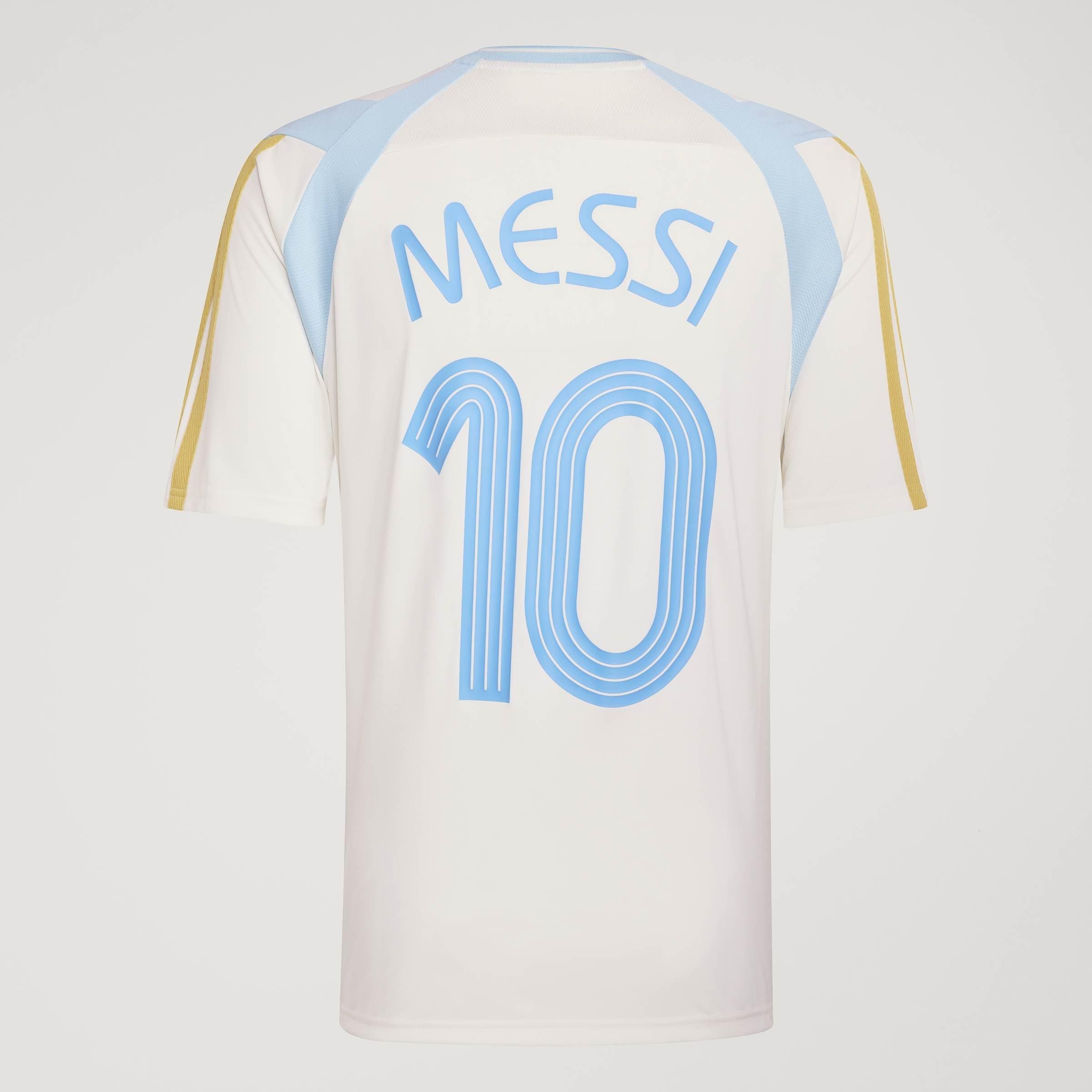 White/Ice Blue - adidas - Adidas Messi Hot Tee Sn63 - 11