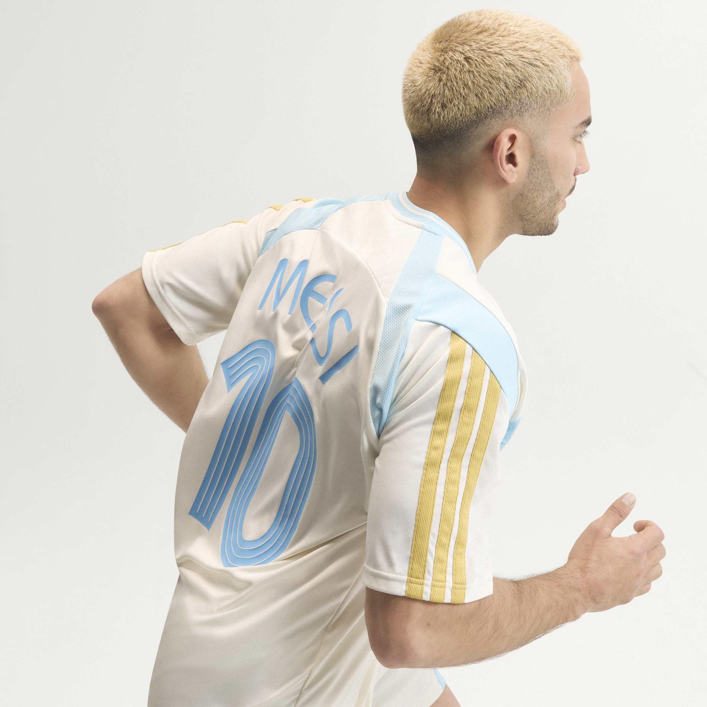 White/Ice Blue - adidas - Adidas Messi Hot Tee Sn63 - 15