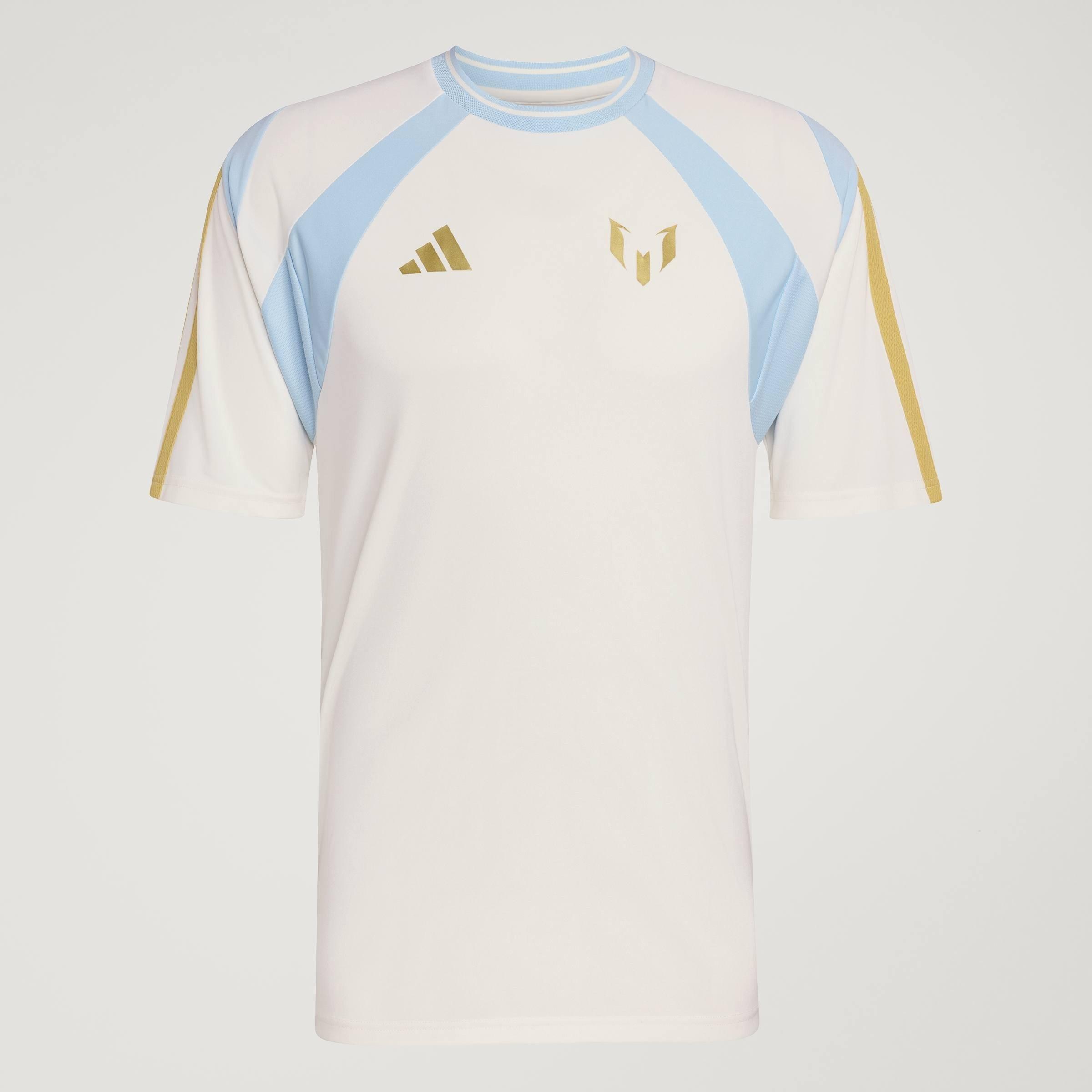 White/Ice Blue - adidas - Adidas Messi Hot Tee Sn63 - 10