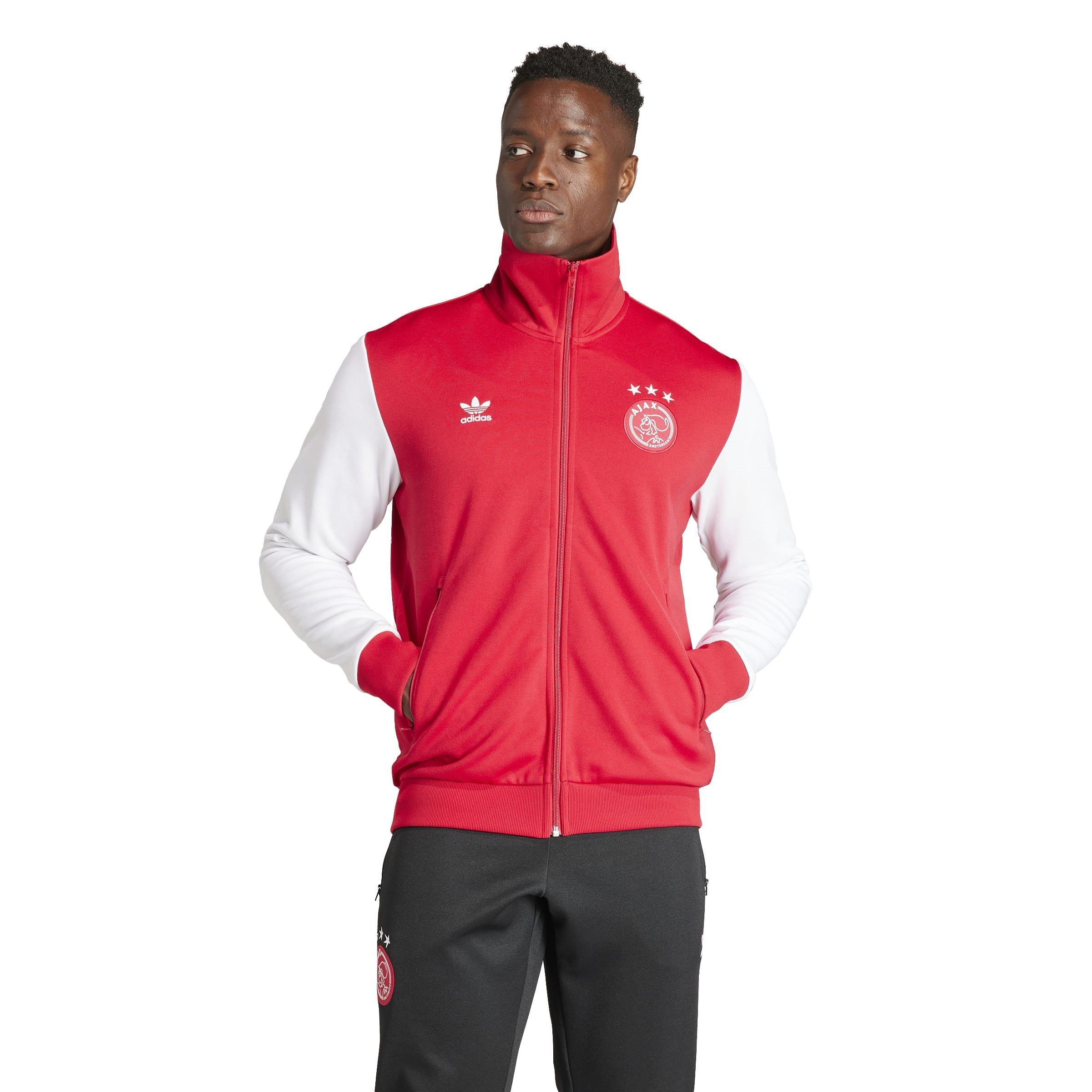 Vermelho ousado. - adidas - Ajax Amsterdam Essentials Track Jacket Adults - 2