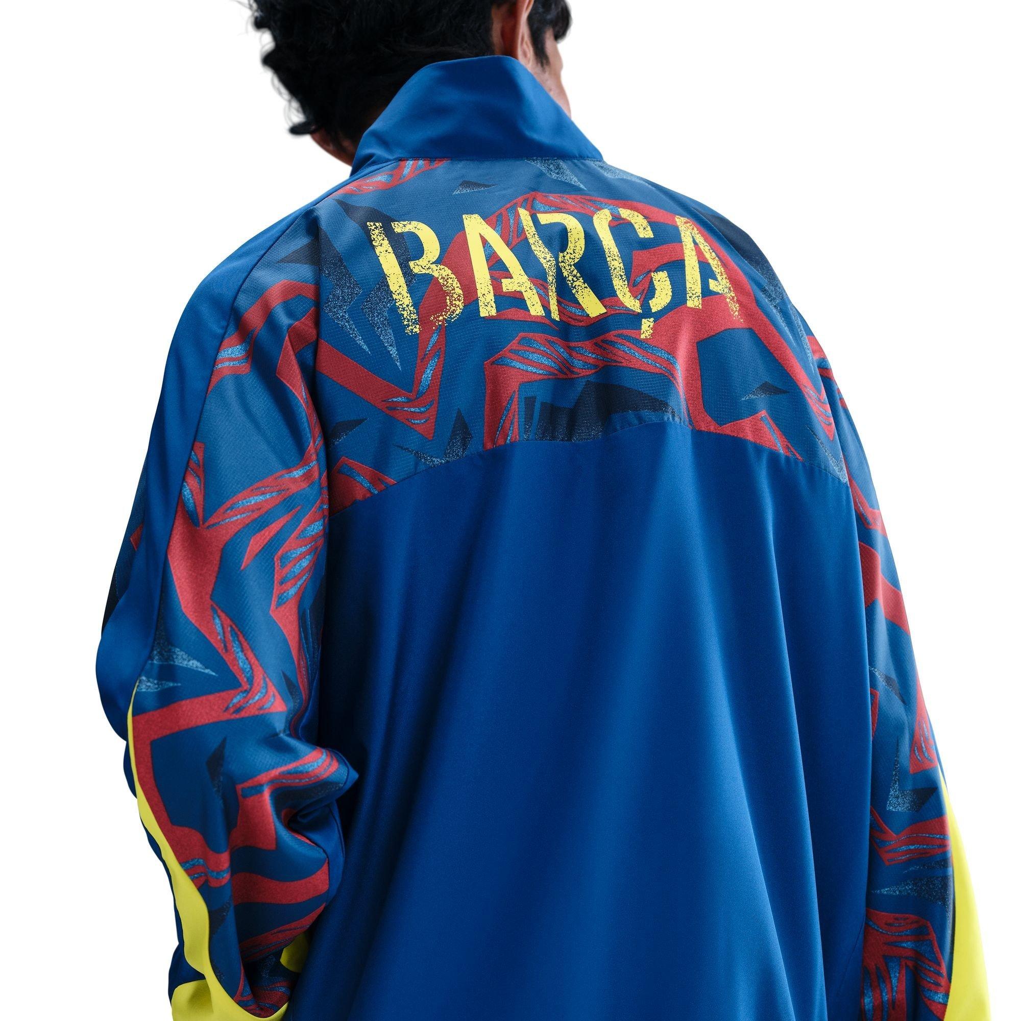 Blue/ Yellow - Nike - FCB SE Wovn Jkt Sn54 - 2