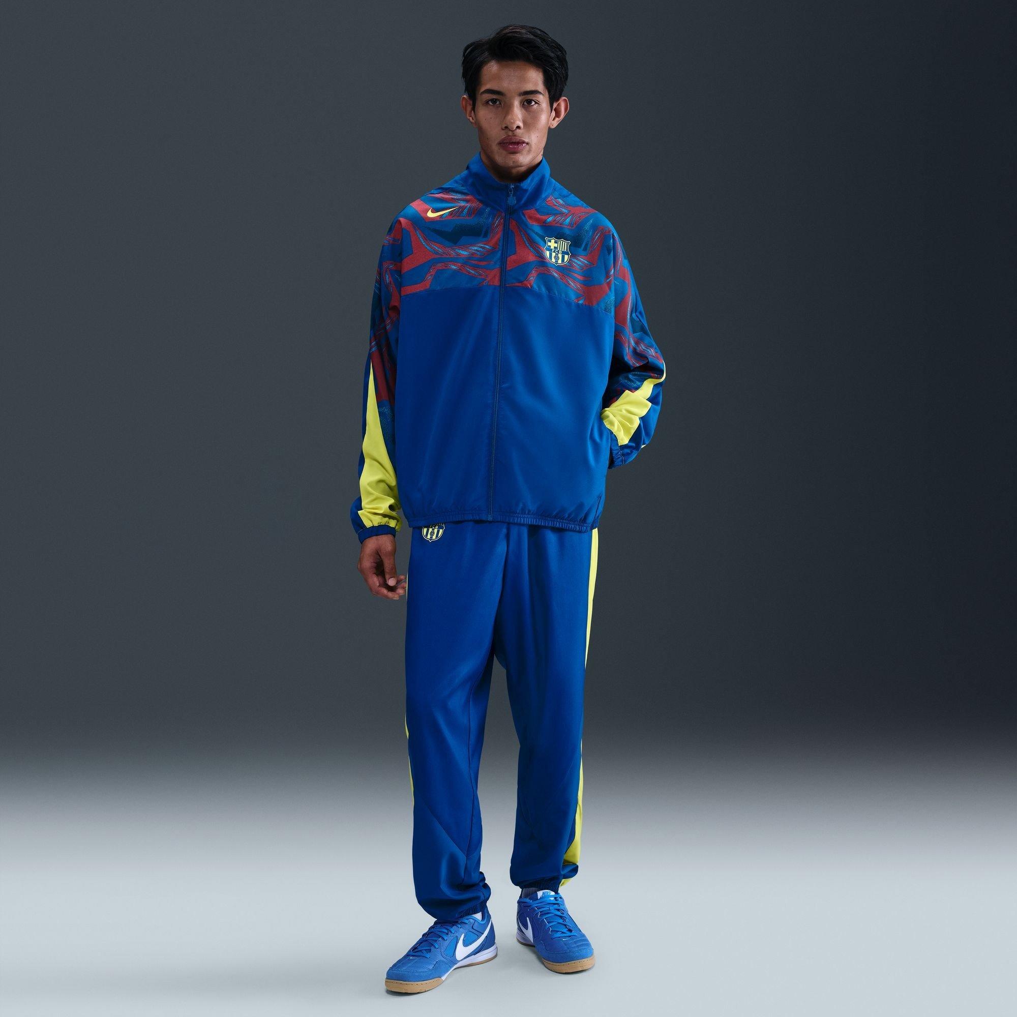 Blue/ Yellow - Nike - FCB SE Wovn Jkt Sn54 - 7