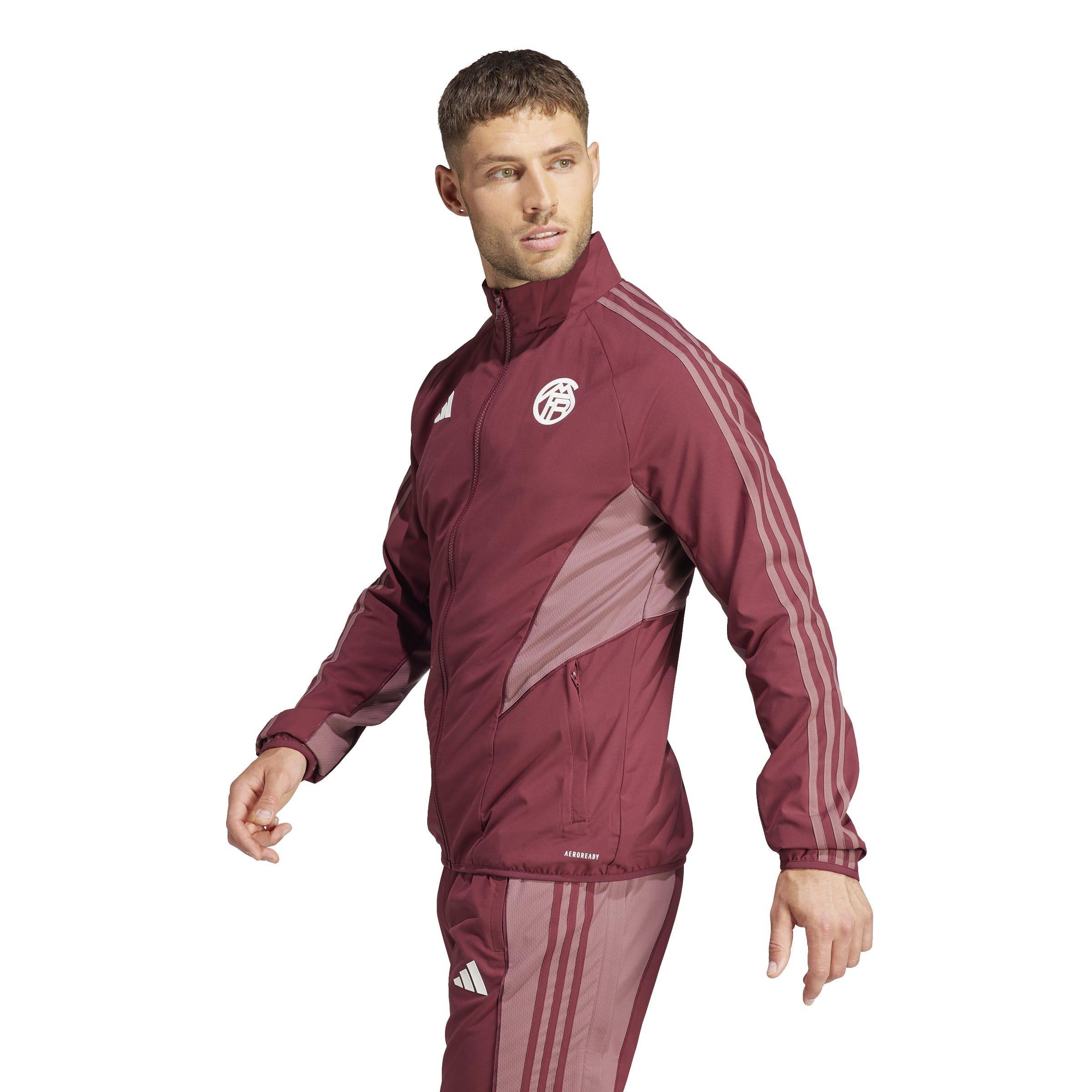 Shadow Red/Quie - adidas - Bayern Anthem Jacket 2023 2024 Adults - 5