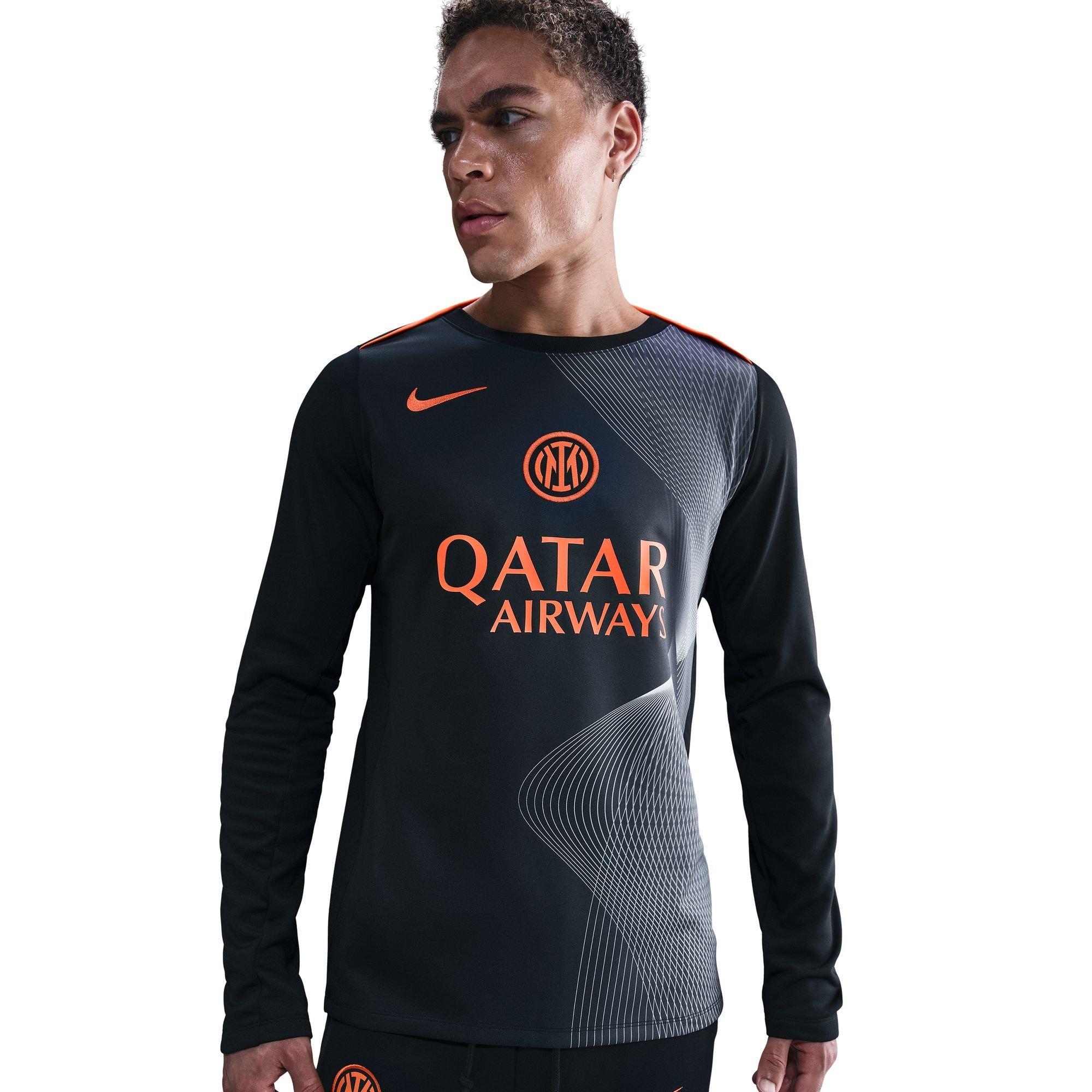 Nike Men's Inter Milan Third Pre Match Shirt 2025 2026 - Black/Blue - L