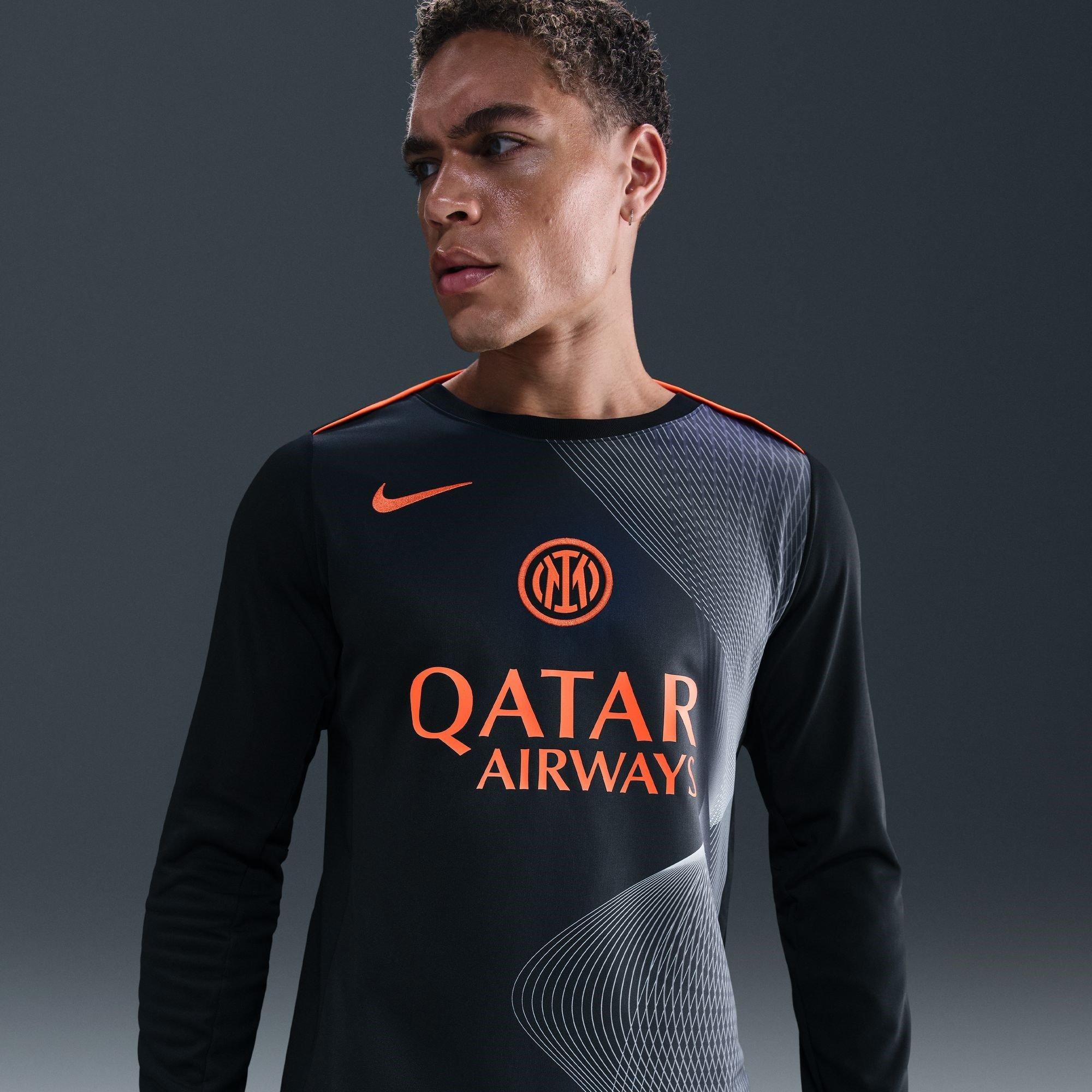 Black/Blue - Nike - Inter Milan Third Pre Match Shirt 2025 2026 Mens - 6