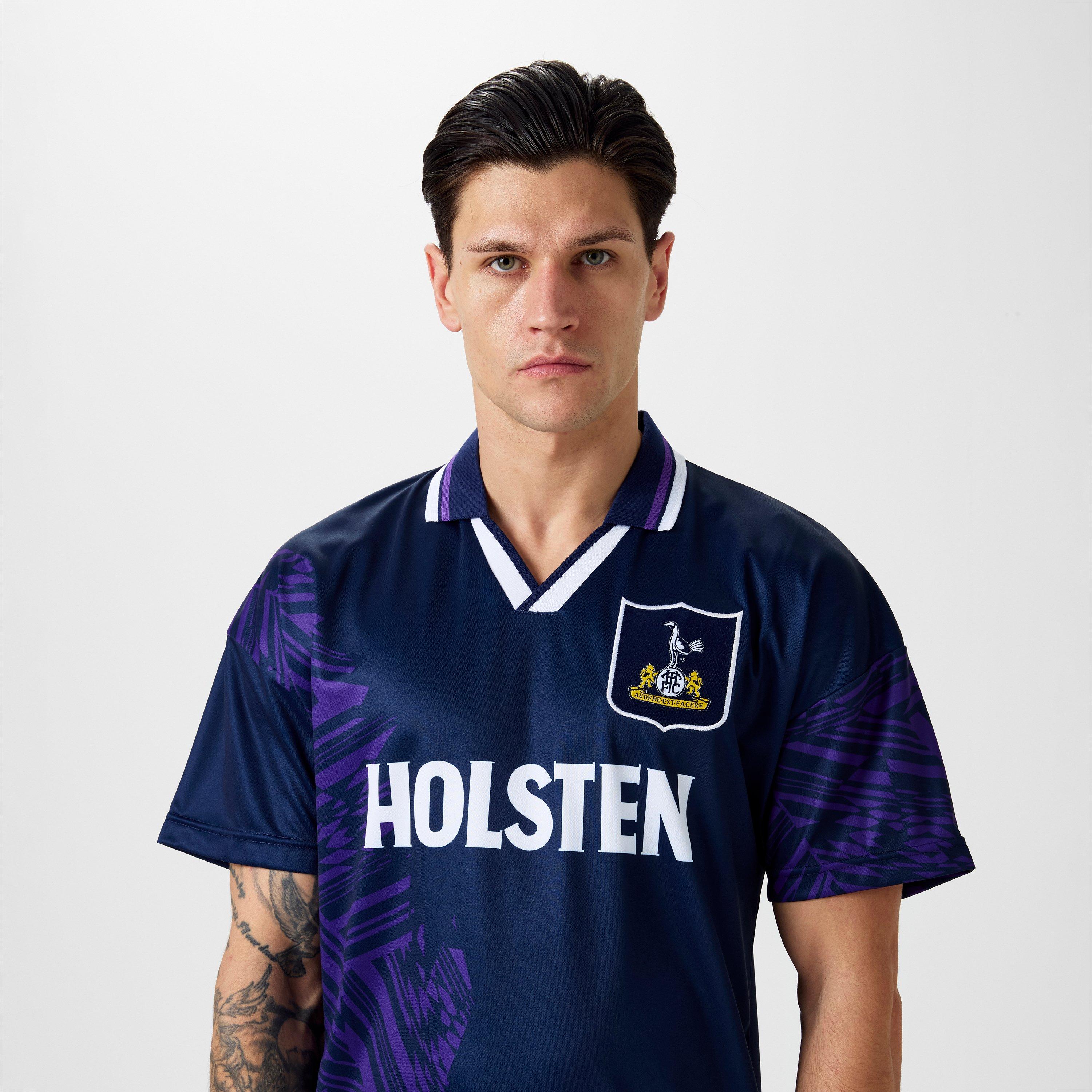 Purple - Score Draw - Tottenham Hotspur Retro Away Shirt 94 Adults - 3