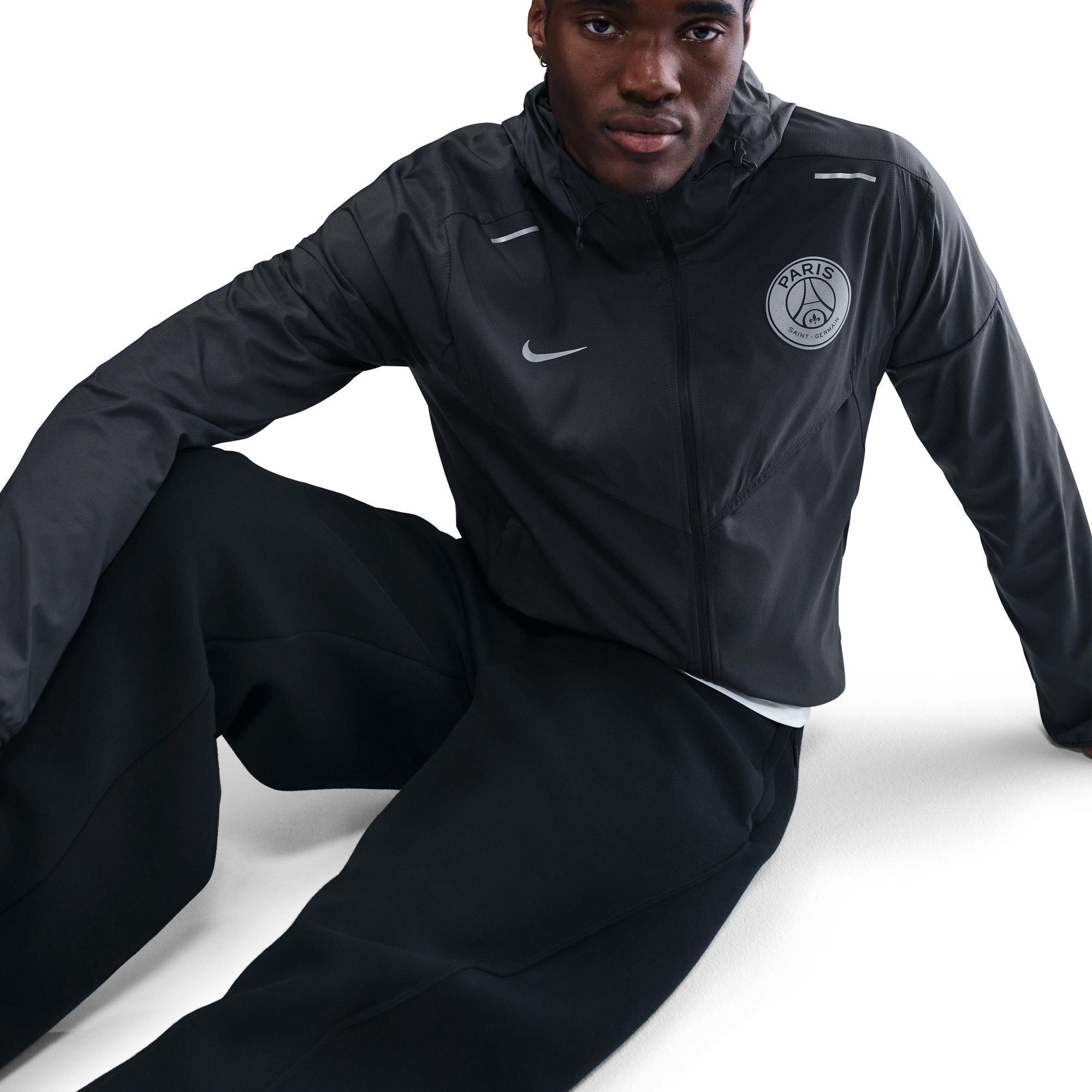 Negro/Plata - Nike - PSG Reflective Tracksuit Jacket Mens - 5