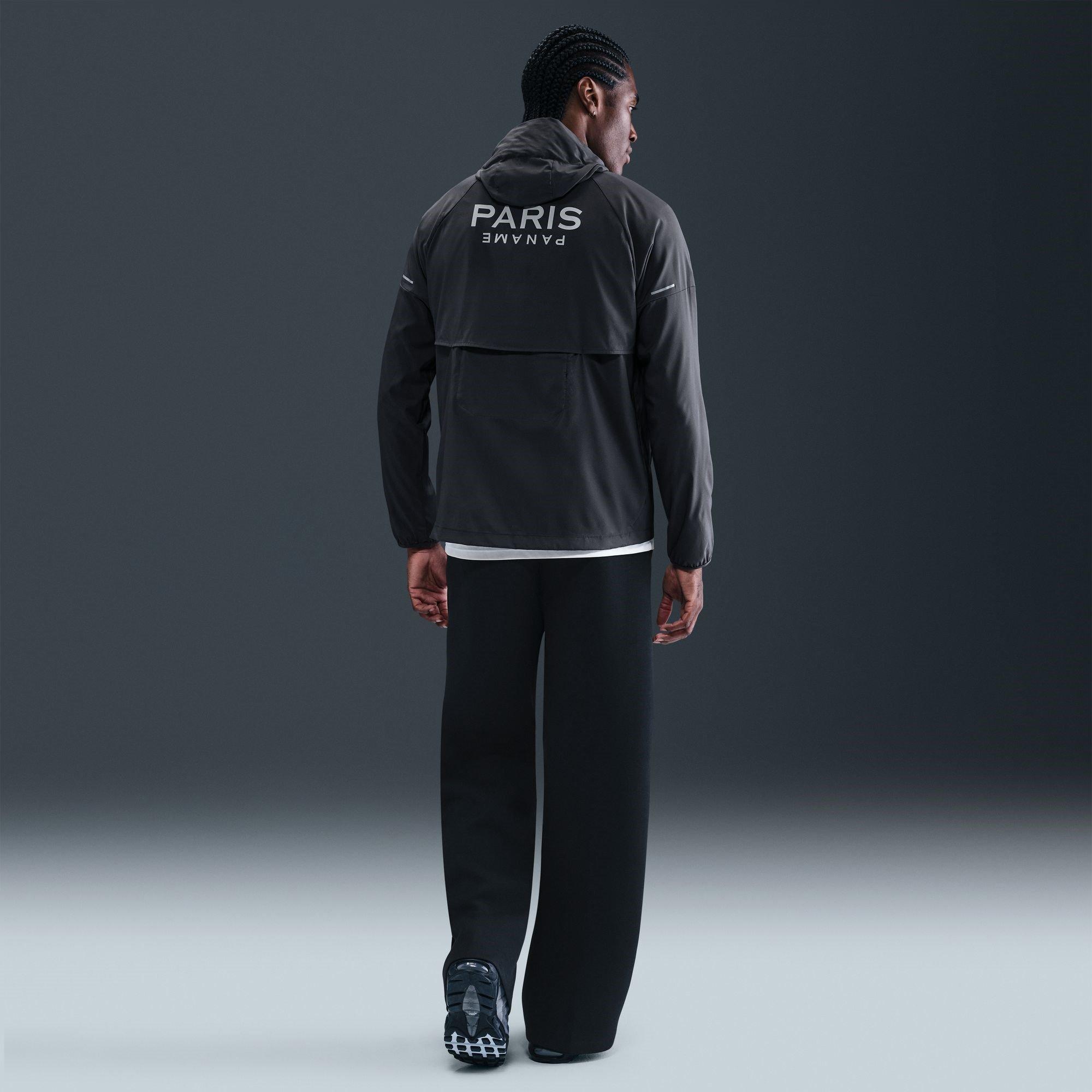 Negro/Plata - Nike - PSG Reflective Tracksuit Jacket Mens - 8