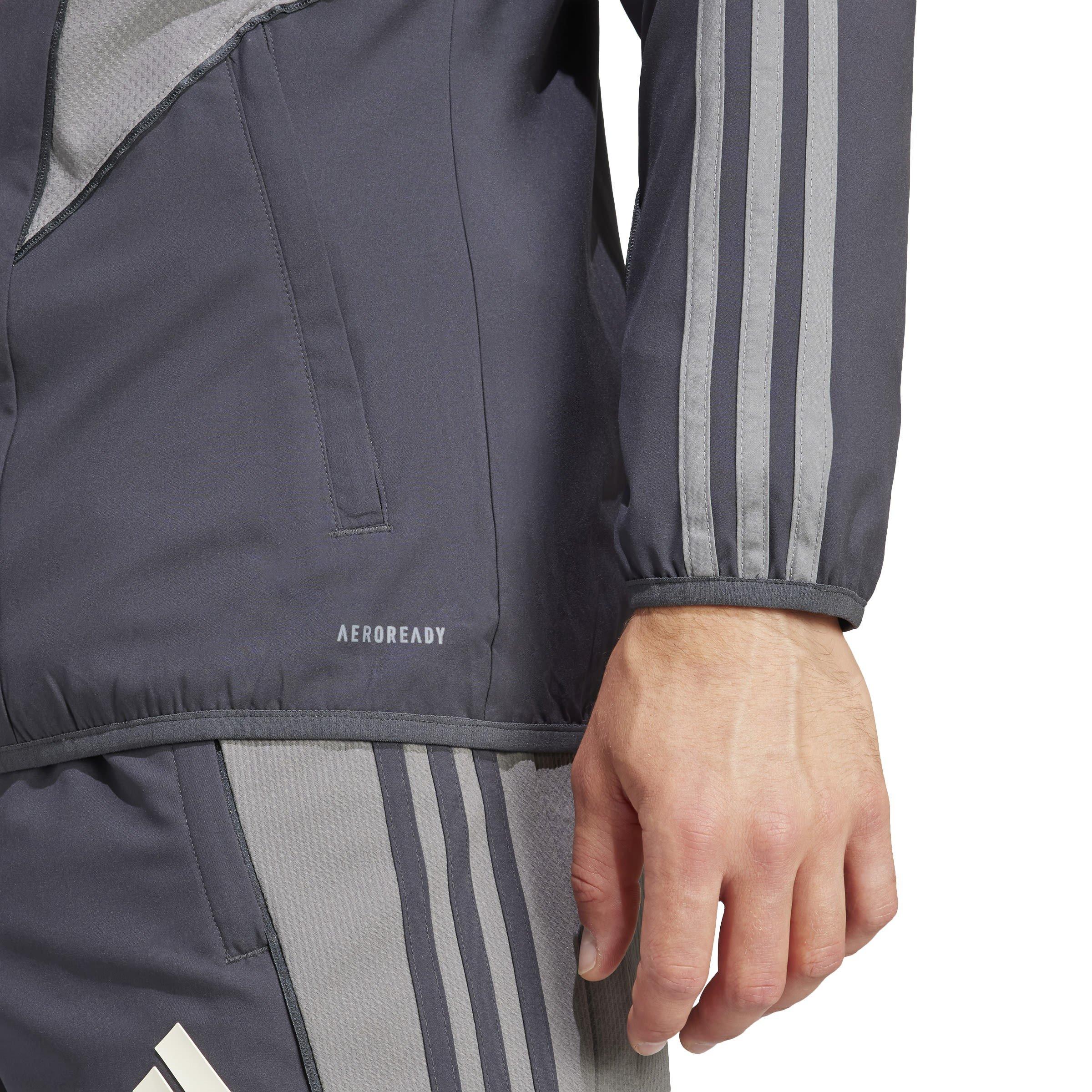 Carbon/Grey Fiv - adidas - Juventus Anthem Jacket 2024 2025 Adults - 8