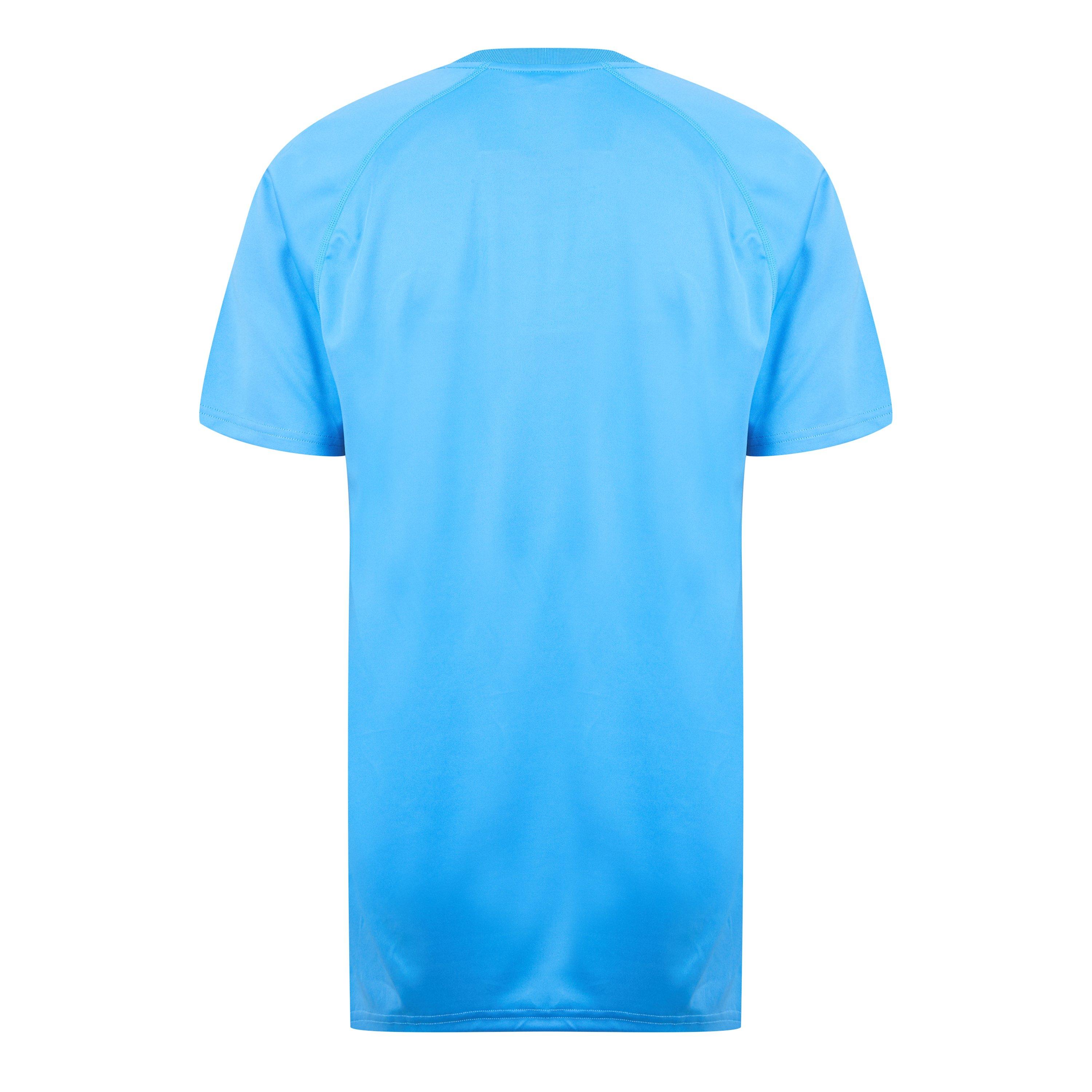 Blu - Source Lab - Manchester City Poly T-shirt Adults - 2