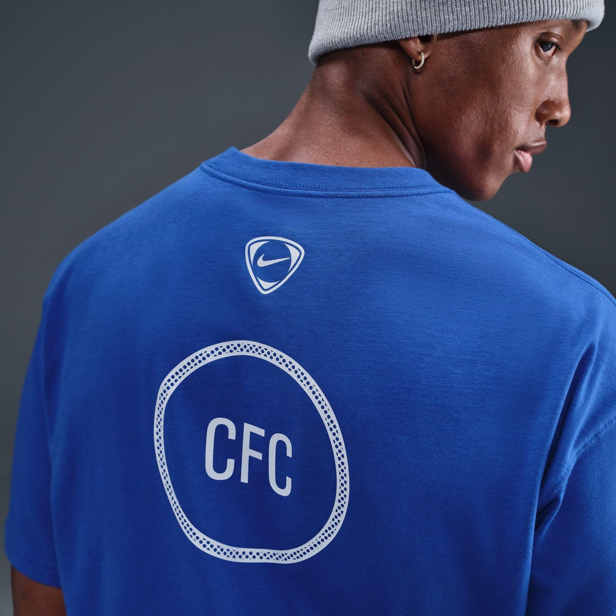 Blue - Nike - Chelsea T90 Remix T-Shirt Adults - 4