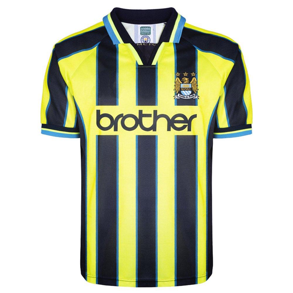 Yellow/Black - Score Draw - SD Manchester City Retro Away Shirt 1999 Adults - 1
