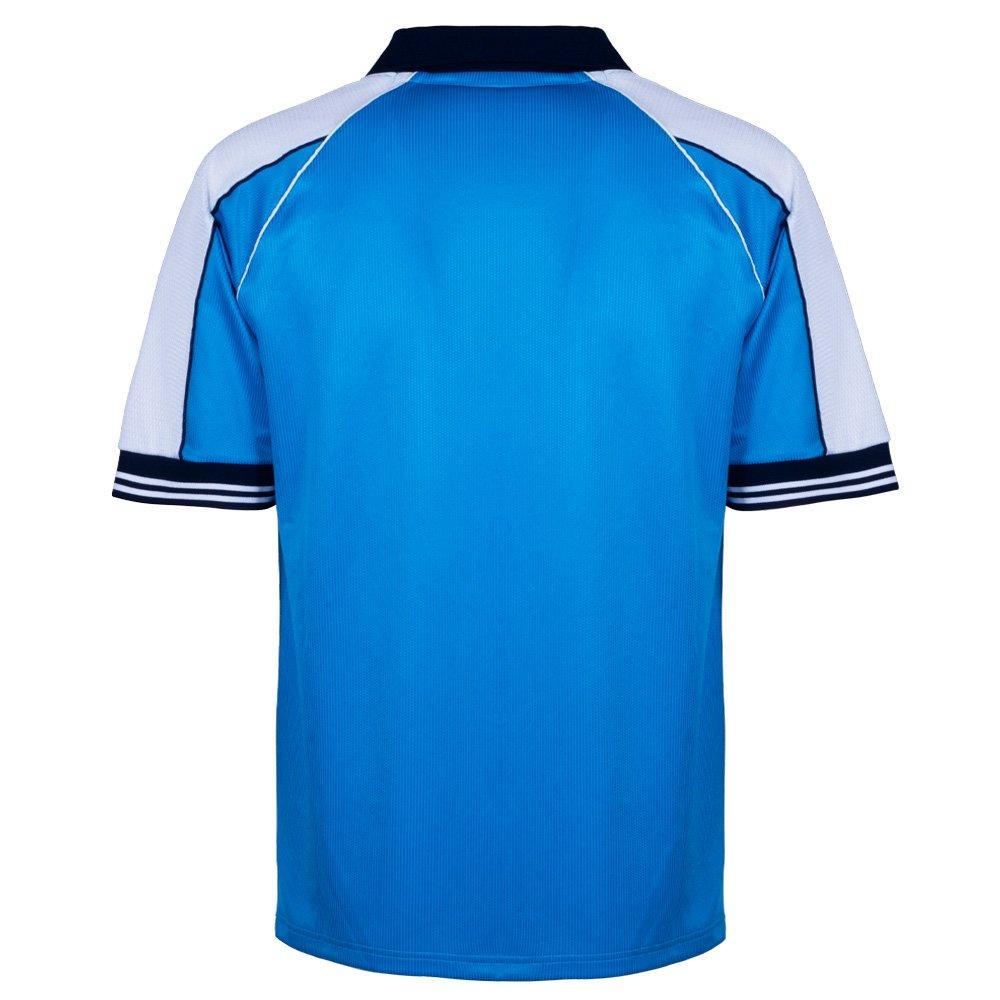 Blue/White - Score Draw - Manchester City Retro Home Shirt 2000 Adults - 2