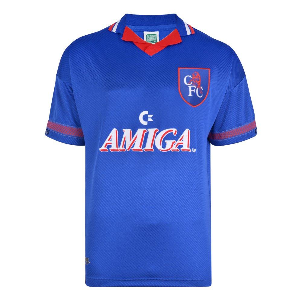 Blue/White - Score Draw - Chelsea Home Shirt 1994 - 1