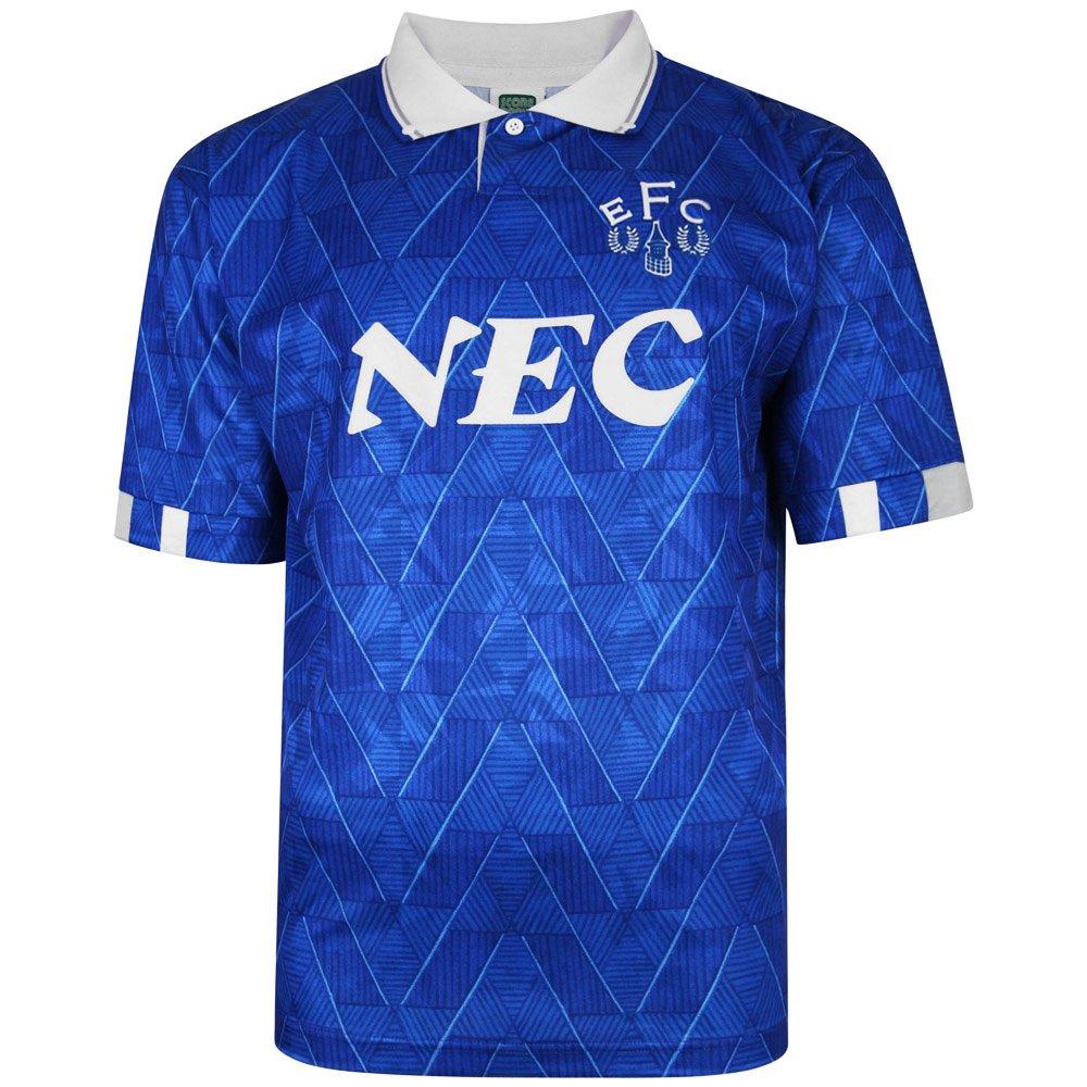 Blue - Score Draw - Everton FC Home Shirt 1990 Mens - 7