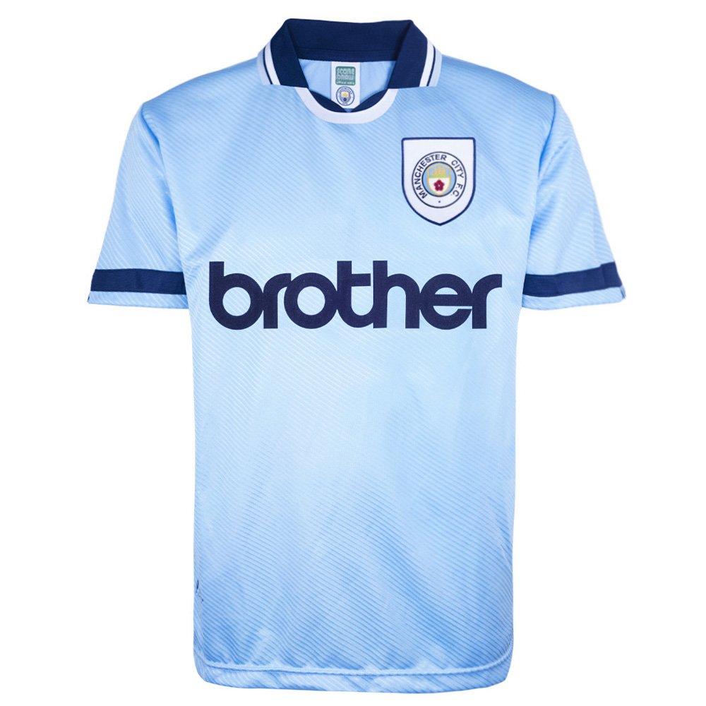 Blue/White - Score Draw - SD Manchester City Home Shirt 1994 Mens - 1