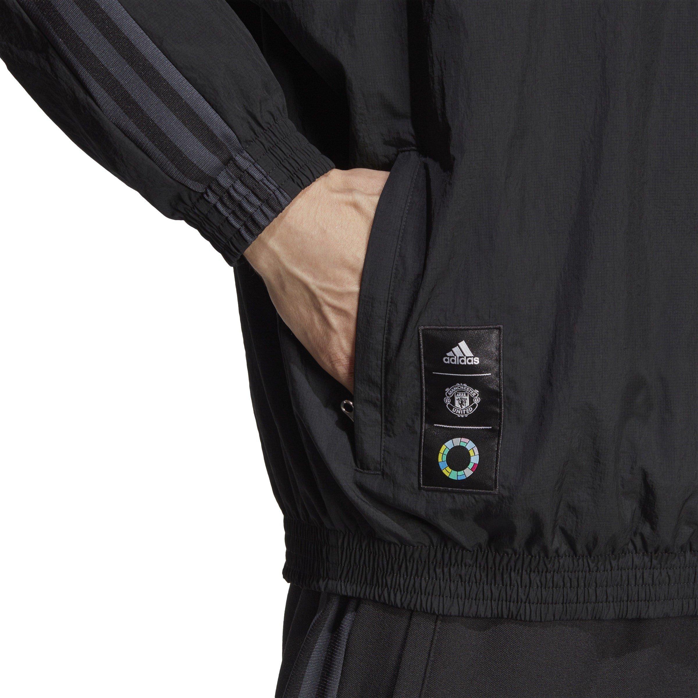 Black - adidas - Manchester United Peter Saville Tracksuit Top Mens - 6