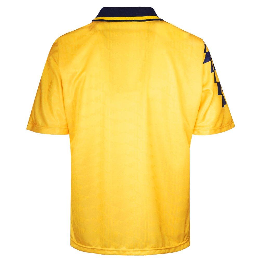 Yellow/Blue - Score Draw - Tottenham Hotspur Retro Away Shirt 1992 Adults - 2