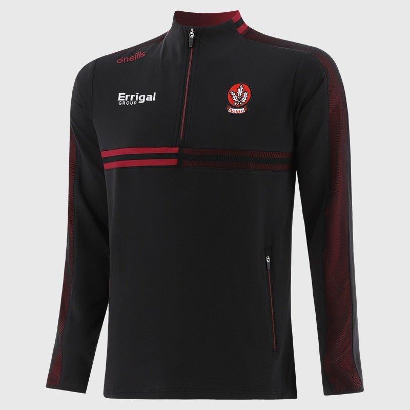 Blk/Chilli/Rhod - ONeills - O’Neills Derry GAA Junior Nepal Half Zip Top - 1