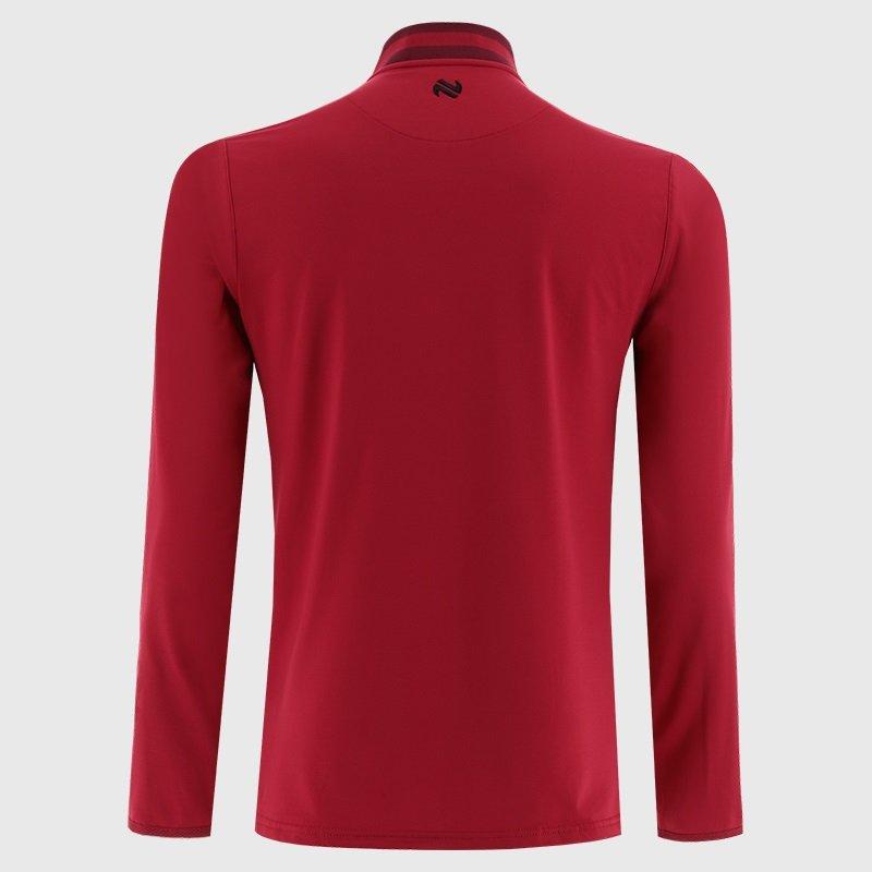 Chilli/Rhod/Blk - ONeills - Derry GAA Junior Nepal Half Zip Top - 2