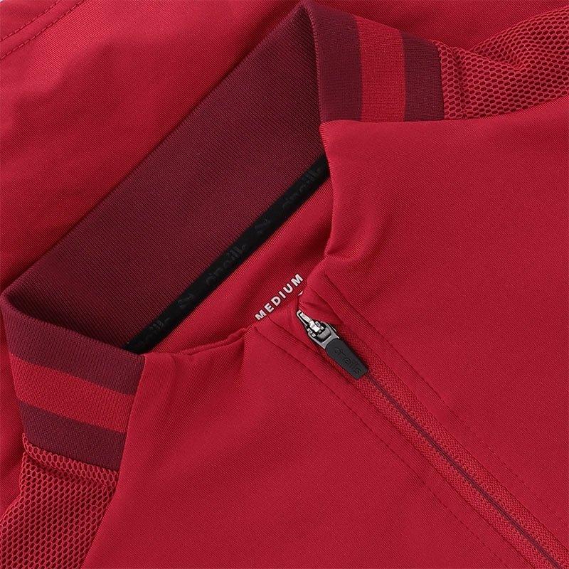 Chilli/Rhod/Blk - ONeills - Derry GAA Junior Nepal Half Zip Top - 5