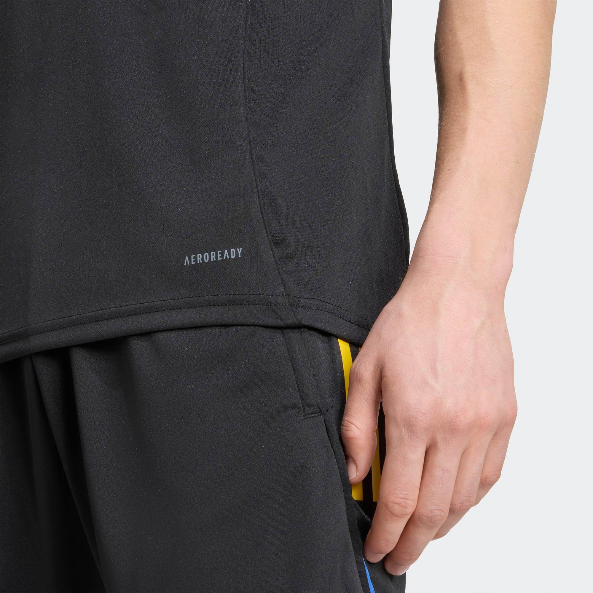 Blk/Blue/Yellow - adidas - MUFC Licensed Short-Sleeve T-Shirt - 4