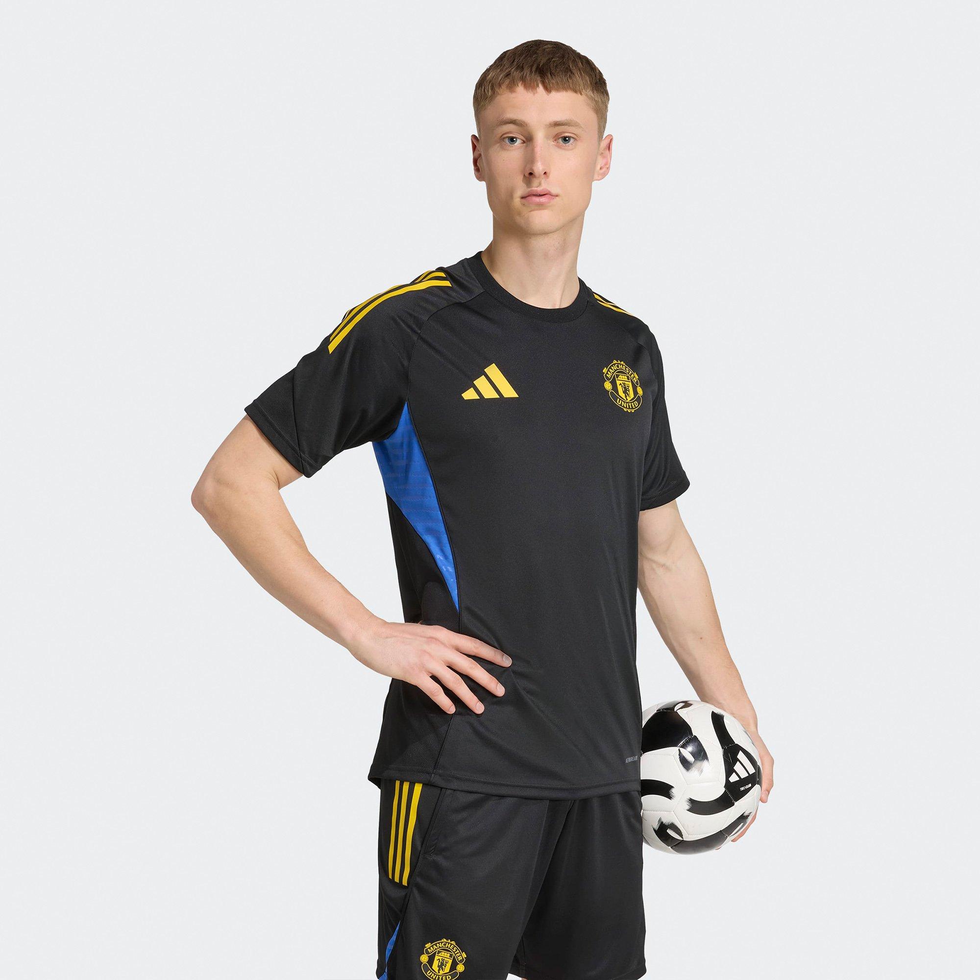 Blk/Blue/Yellow - adidas - MUFC Licensed Short-Sleeve T-Shirt - 7