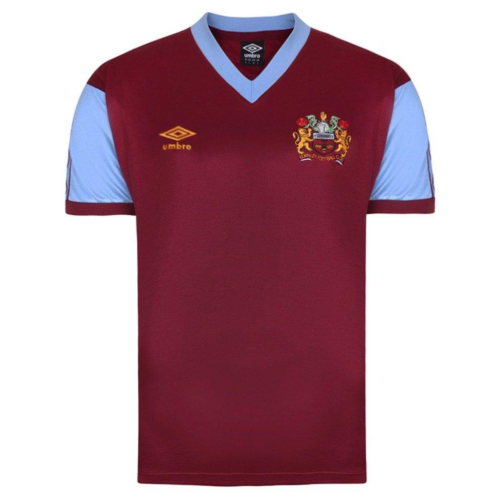Claret/Blue - Score Draw - Score Draw Burnley Home Shirt 1990 - 1
