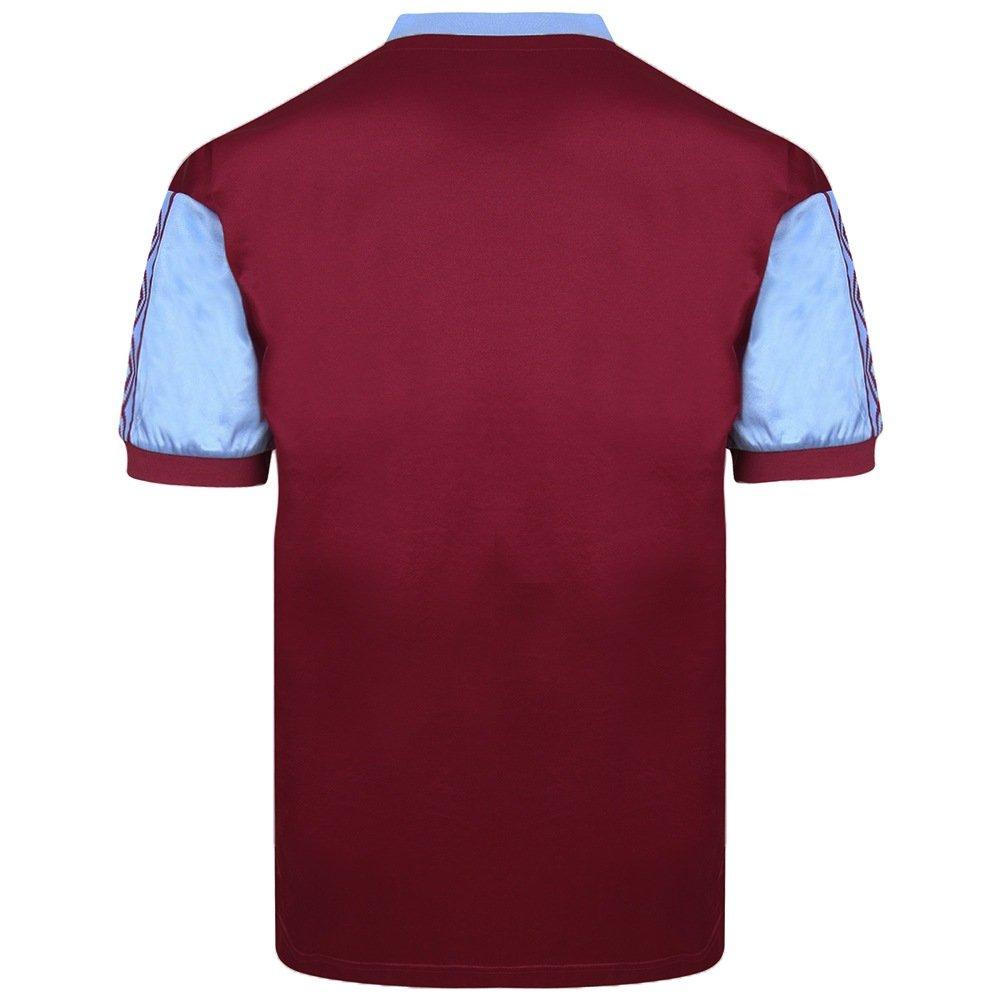 Claret/Blue - Score Draw - Burnley Retro Home Shirt 1990 Adults - 2