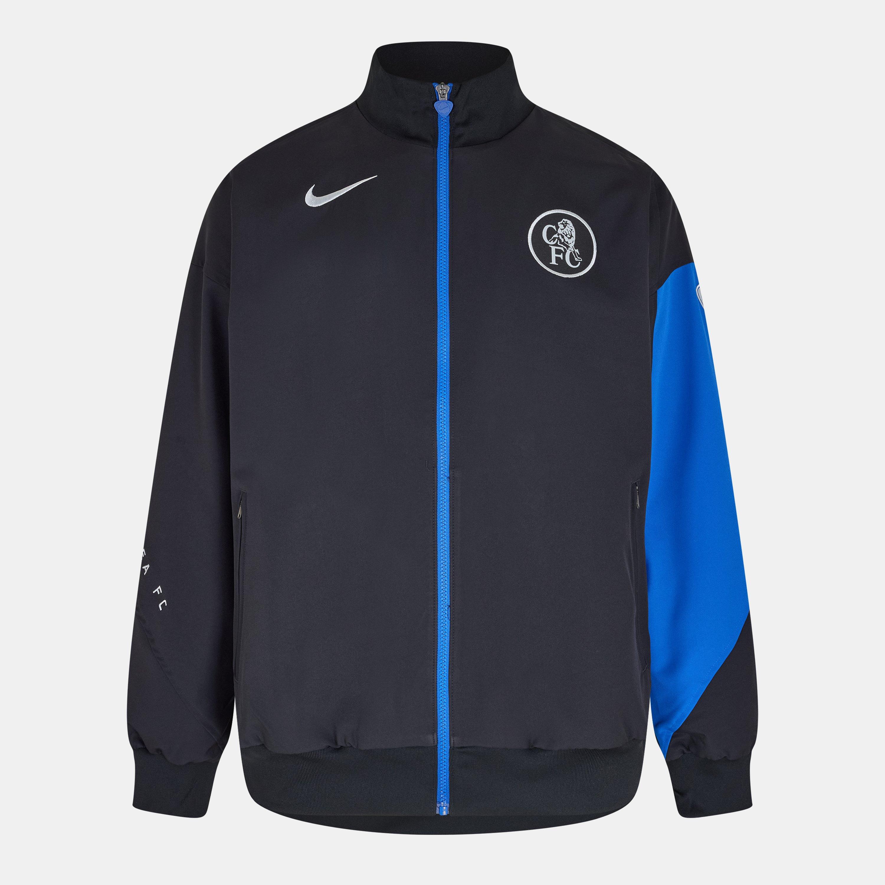 Black/Blue - Nike - Chelsea Anthem Jacket 2025 2026 Mens - 1