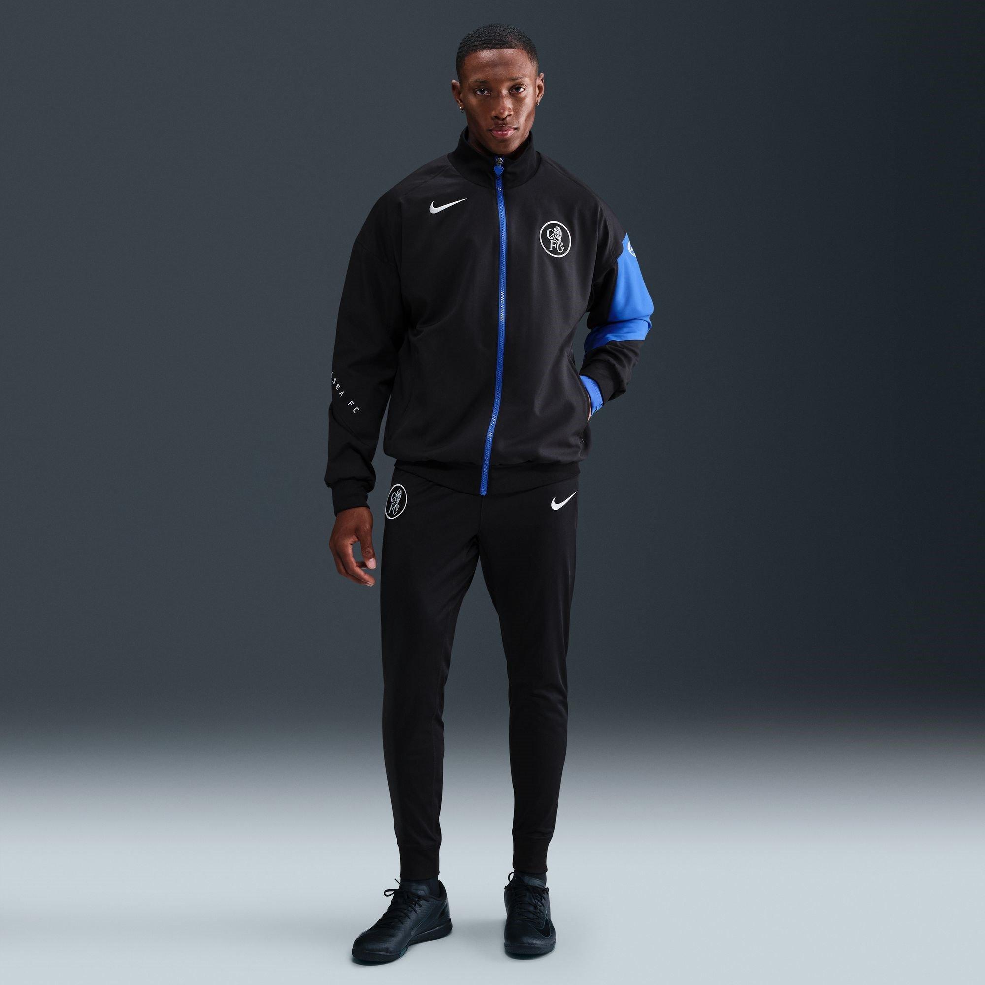 Black/Blue - Nike - Chelsea Anthem Jacket 2025 2026 Mens - 7