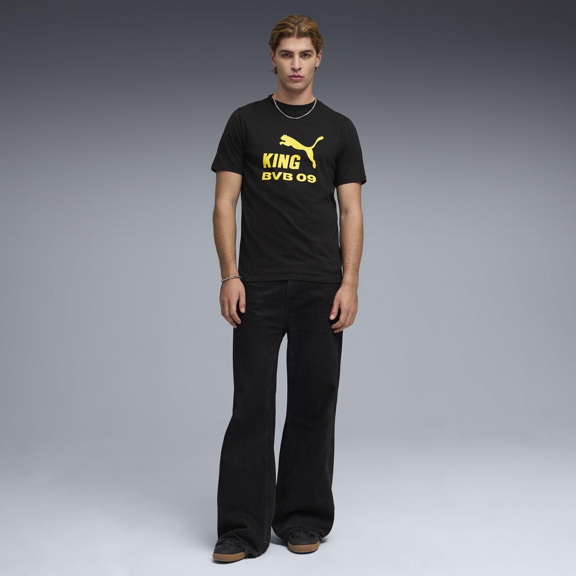 Black/Yellow - Puma - Puma BVB King Tee Sn63 - 5